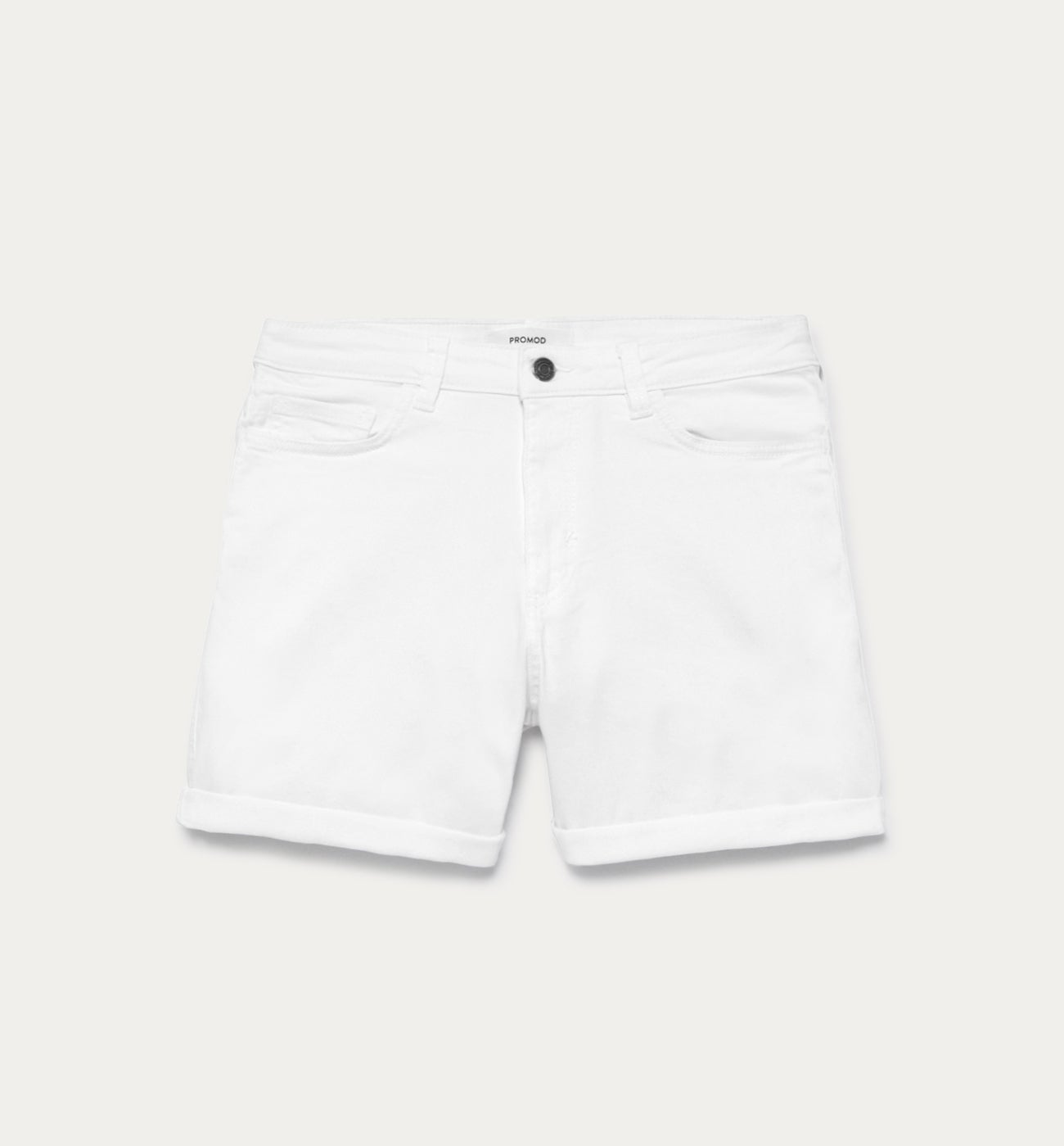 Plain canvas shorts - Red