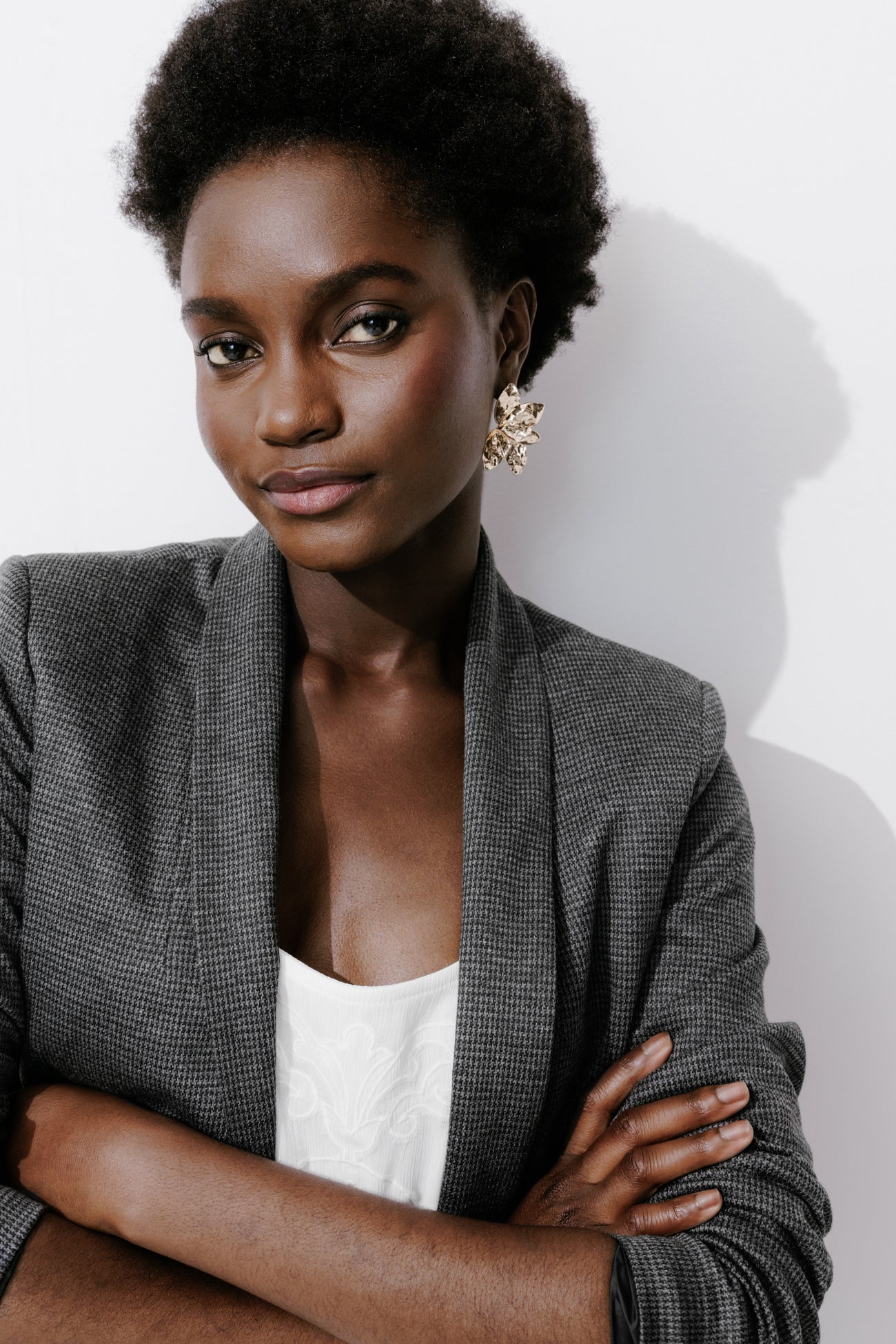 Checked jacket - Multicolour print