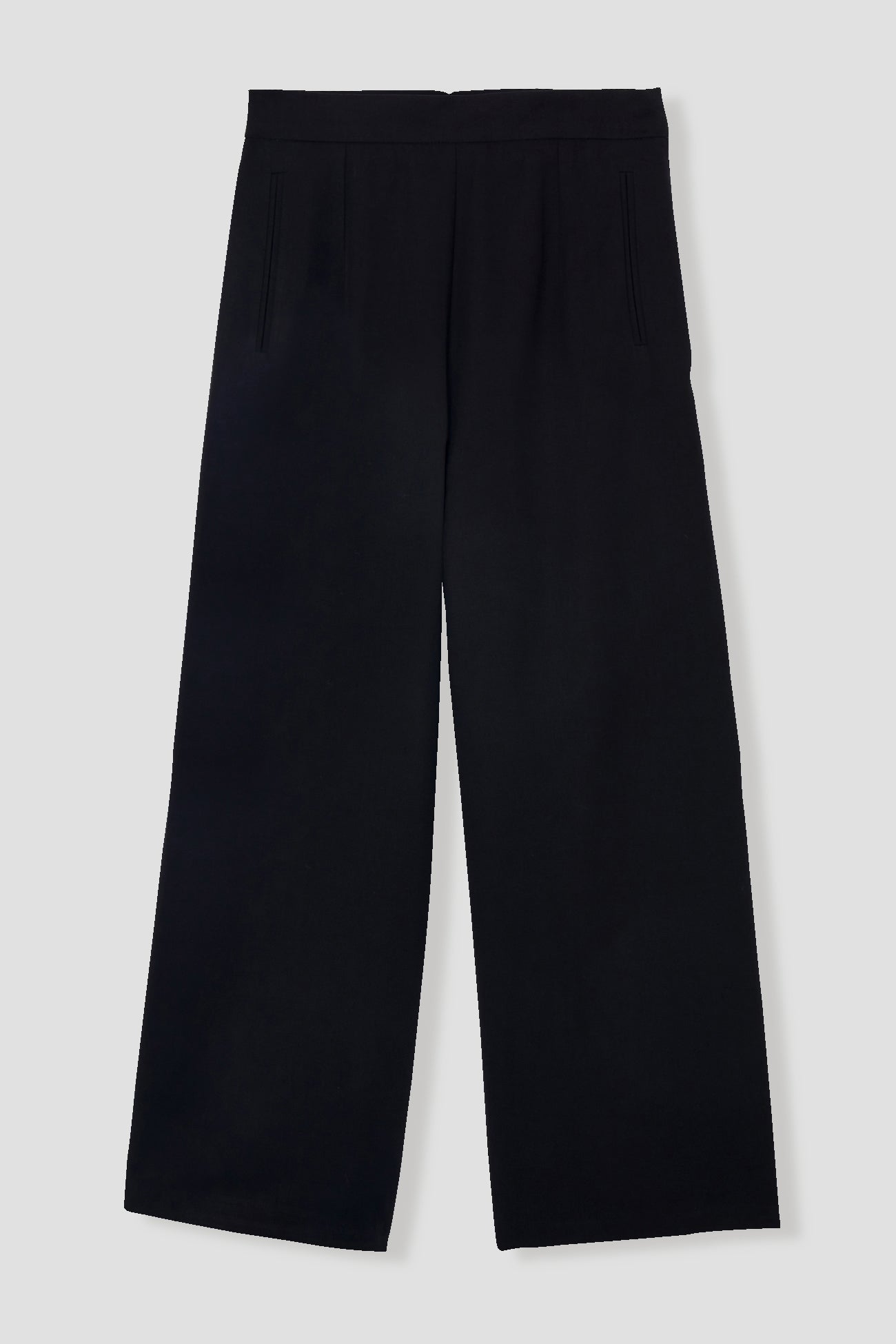 Wideleg calf-length trousers - Red