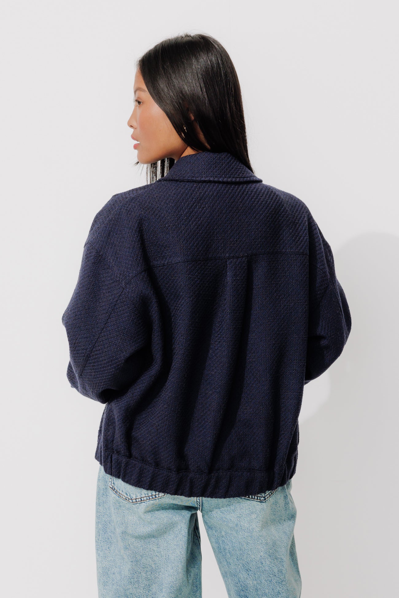 Tweed jacket - Navy blue