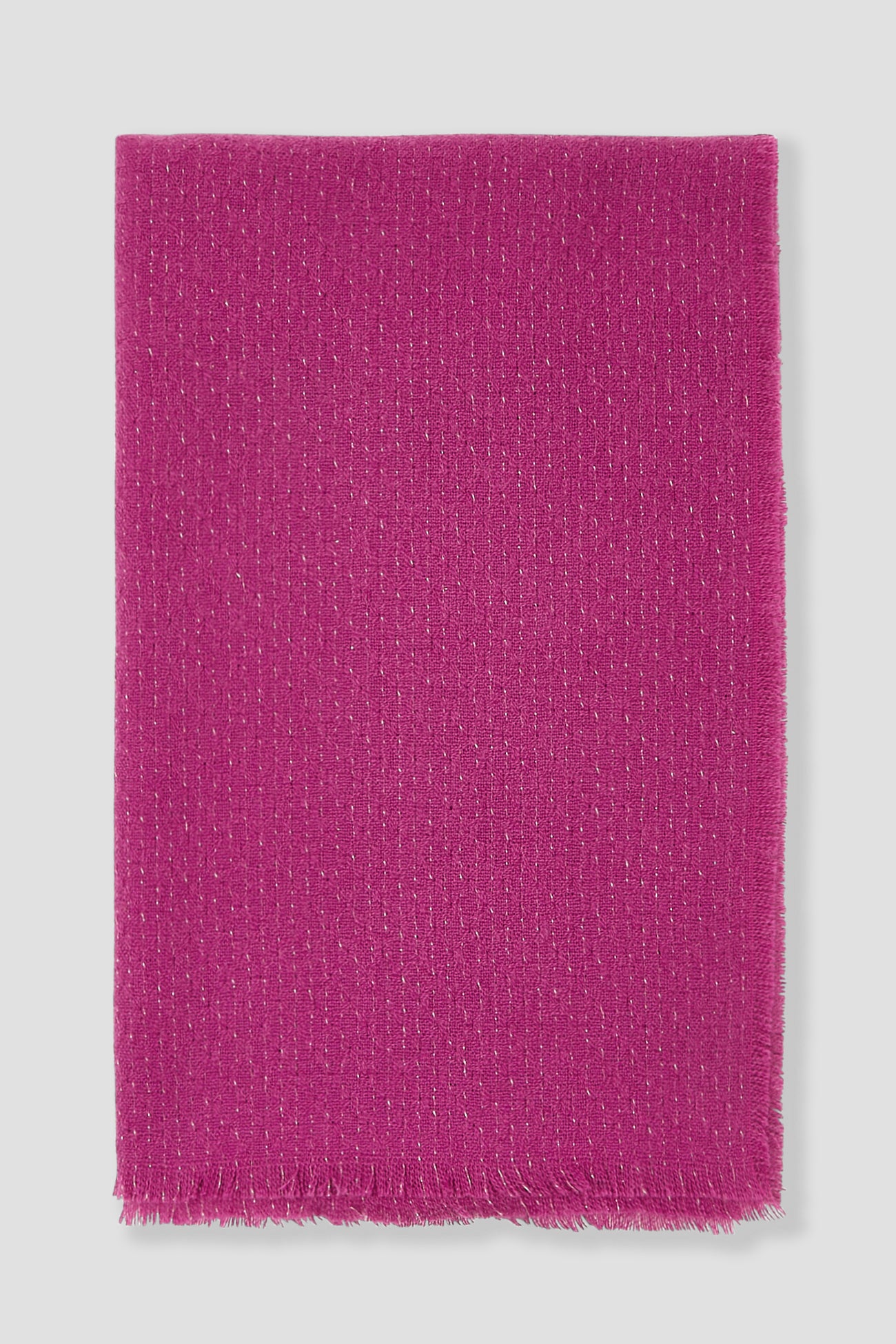 Plain glitzy scarf - Camel