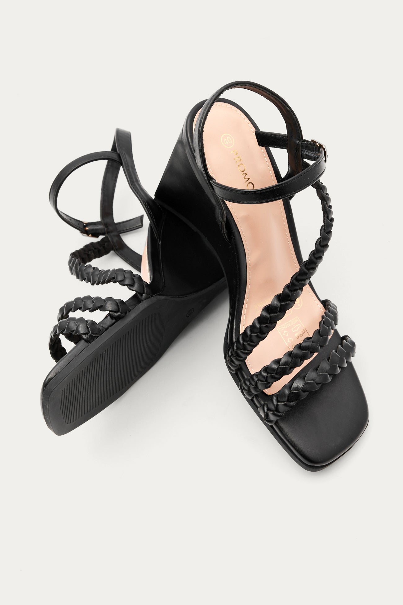 Wedge sandals - Black