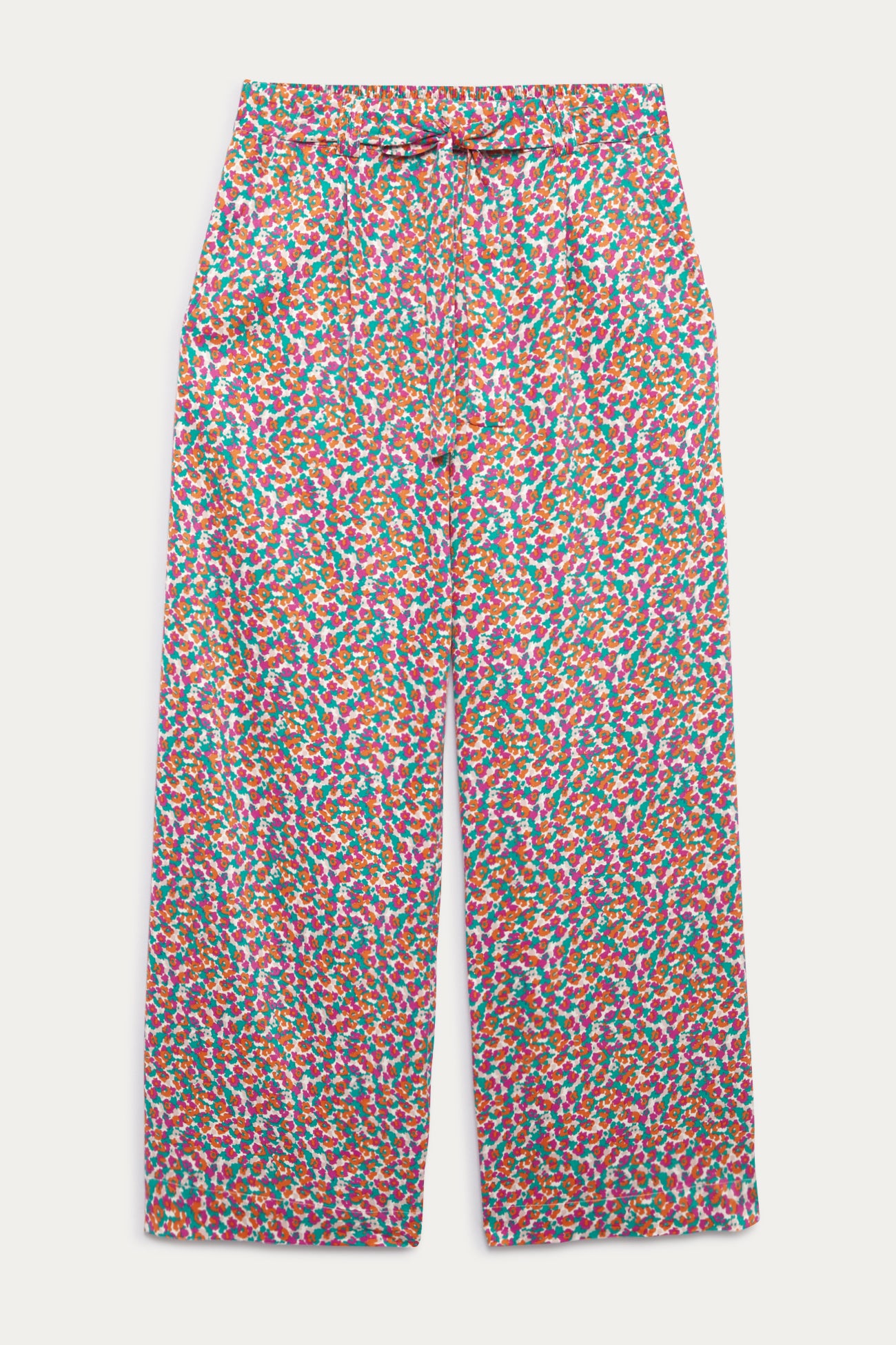 High-waist wideleg trousers - Blue