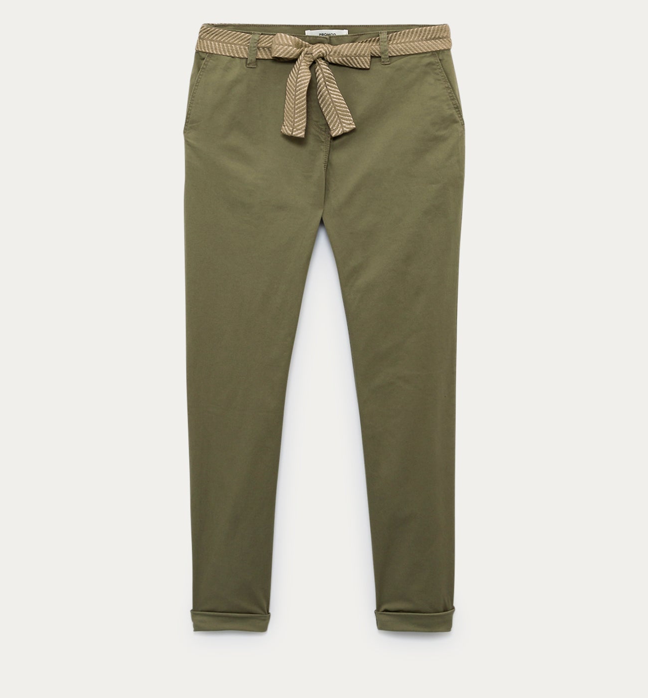 Belted chinos - Ochre