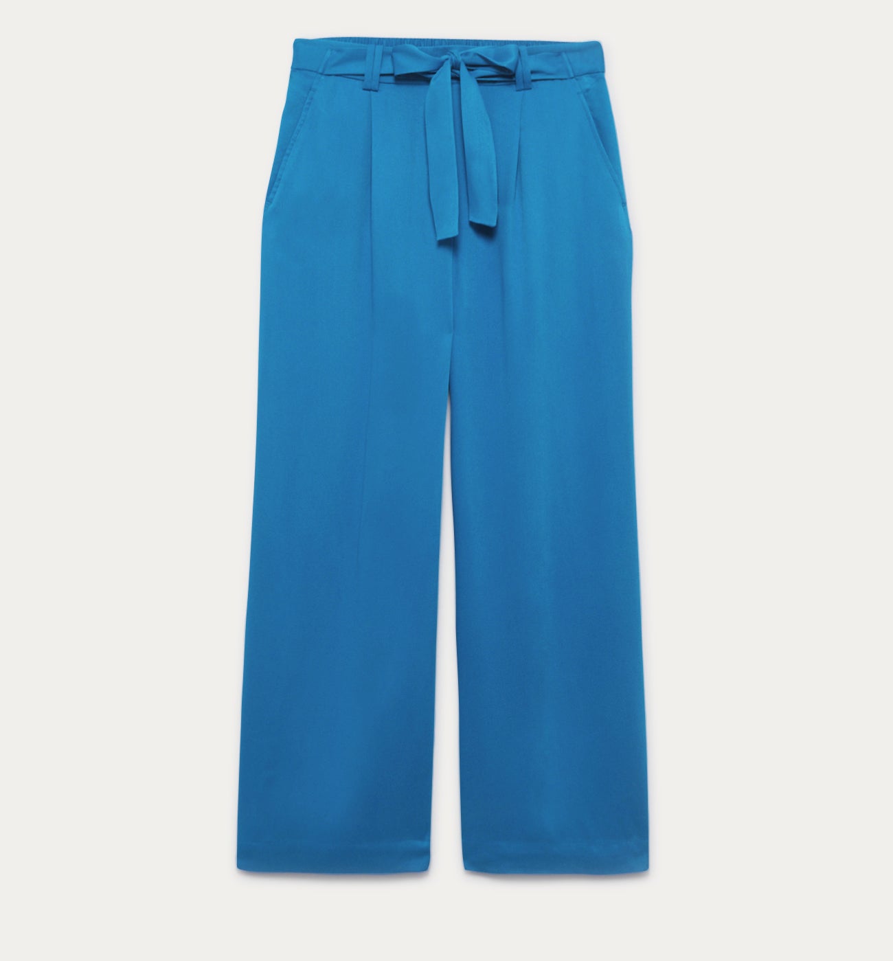 High-waist wideleg trousers - Blue