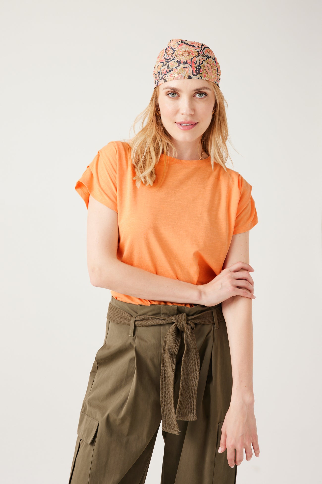 Plain t-shirt - Orange