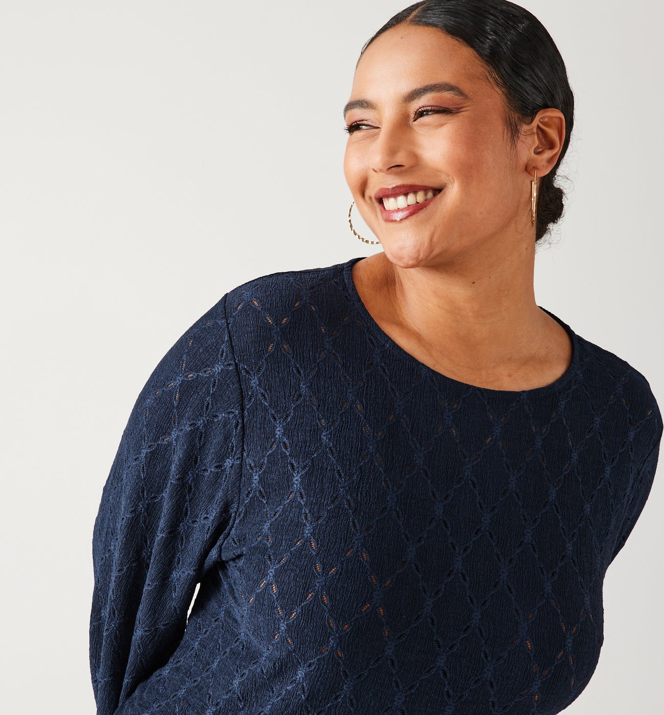 Openwork top - Navy blue