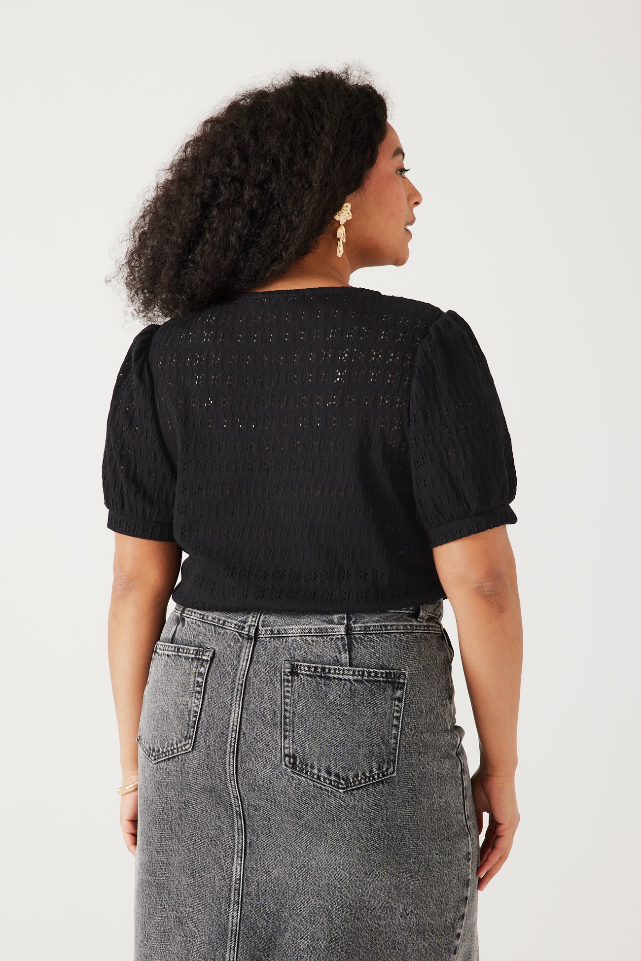 Openwork top - Black