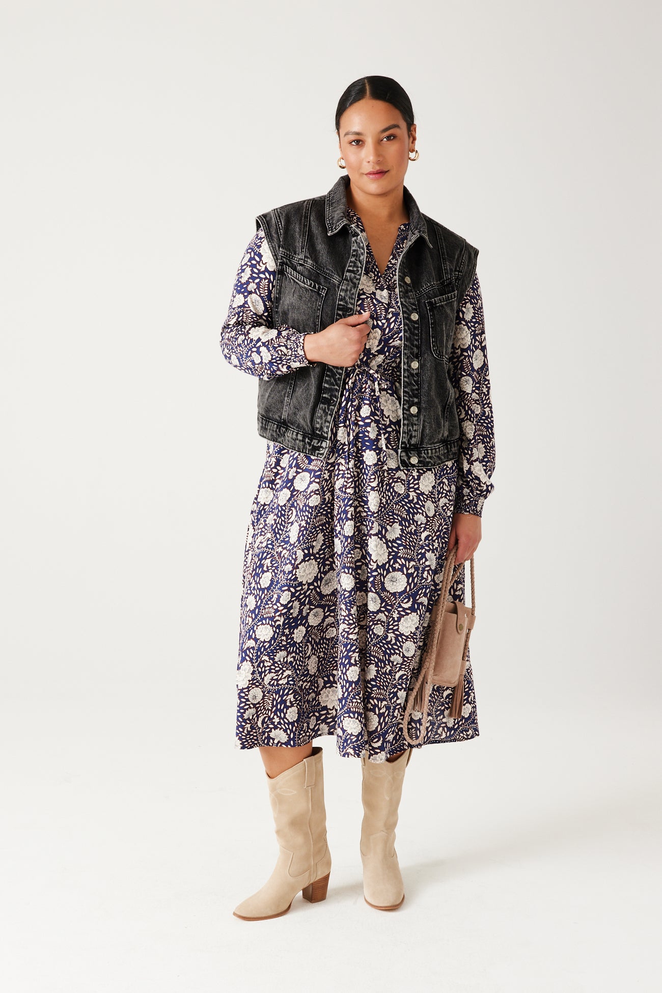 Denim waistcoat jacket - Light denim