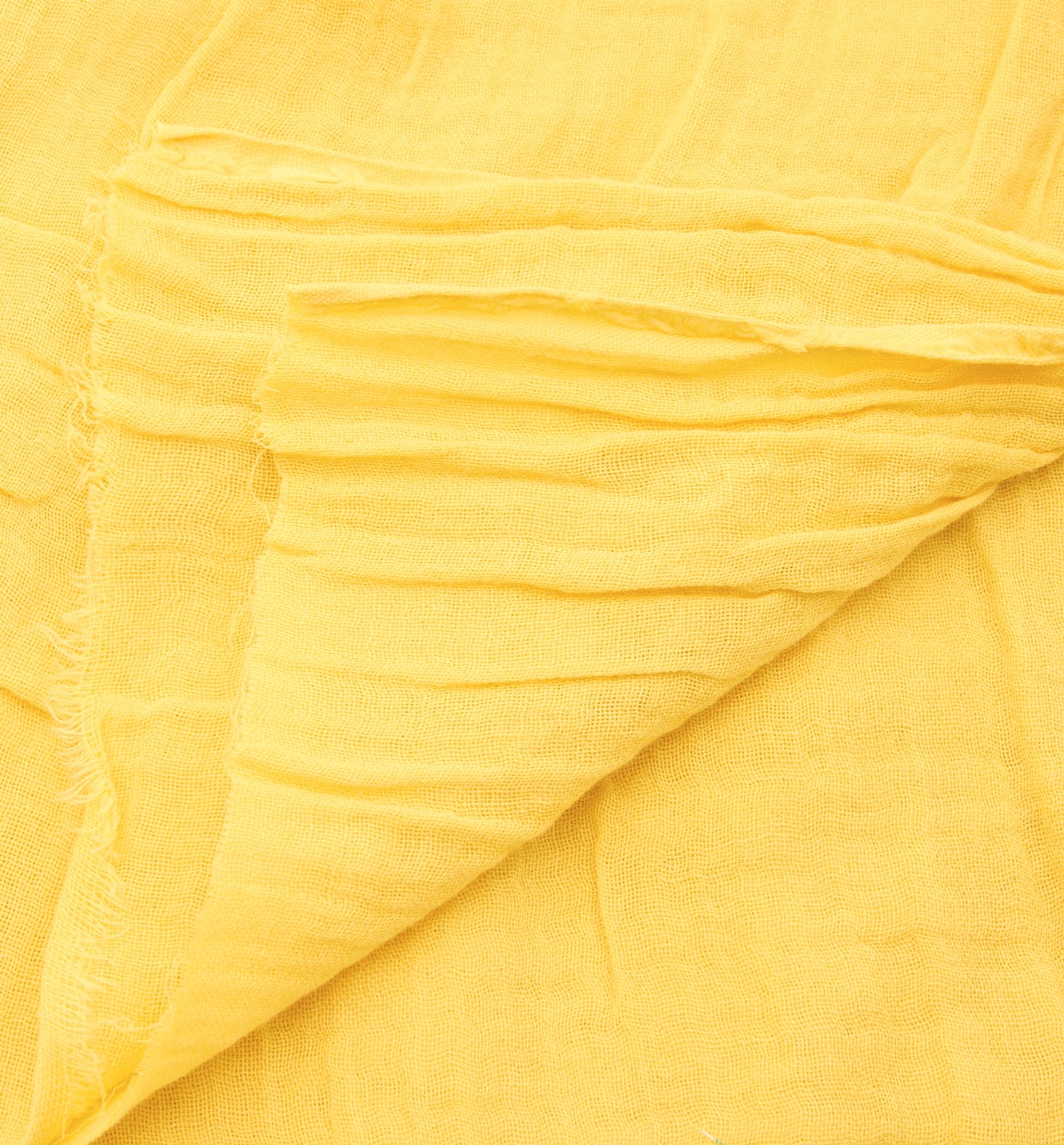 Cotton gauze fabric cut - Saffron