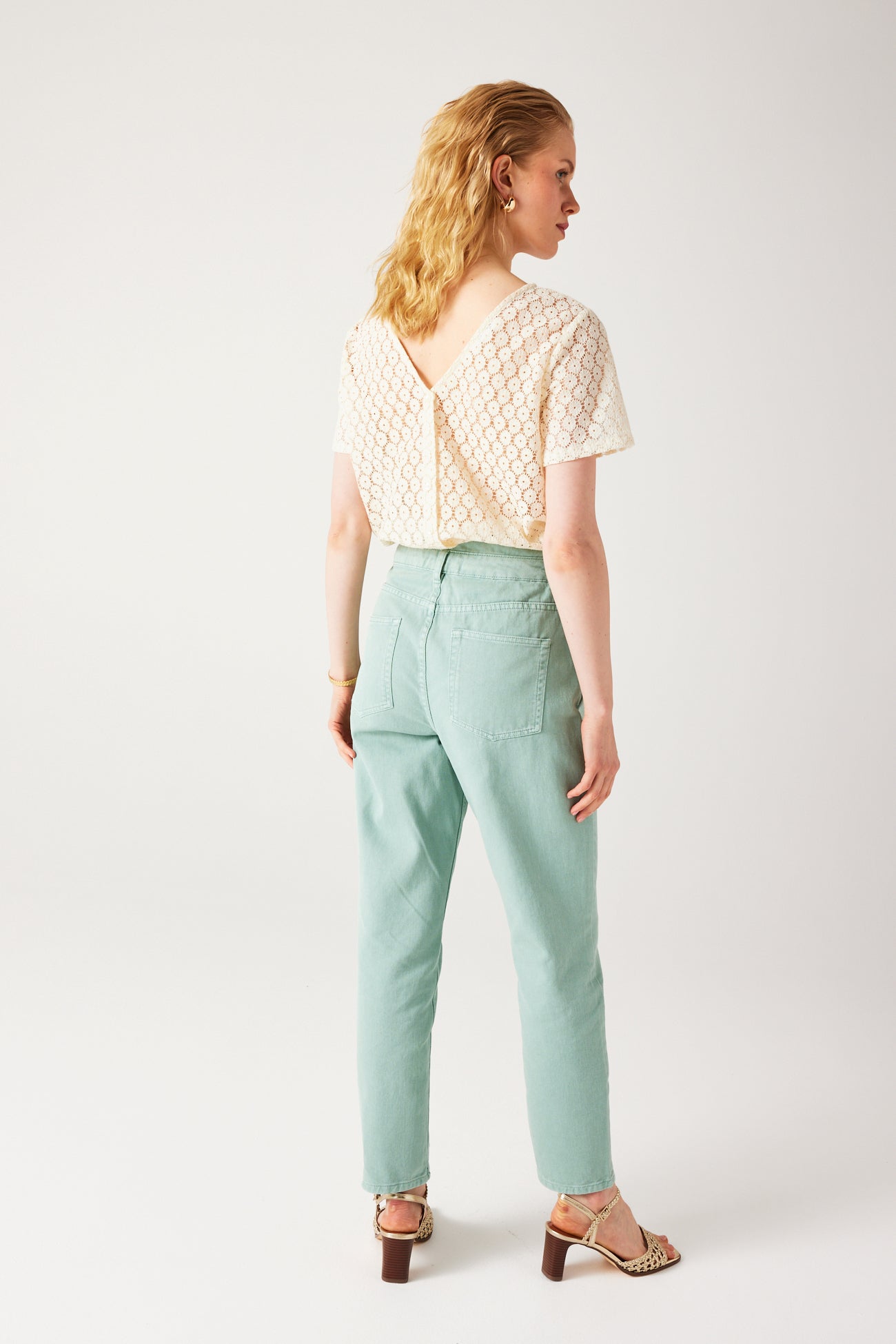 MARCEL coloured jeans - Turquoise