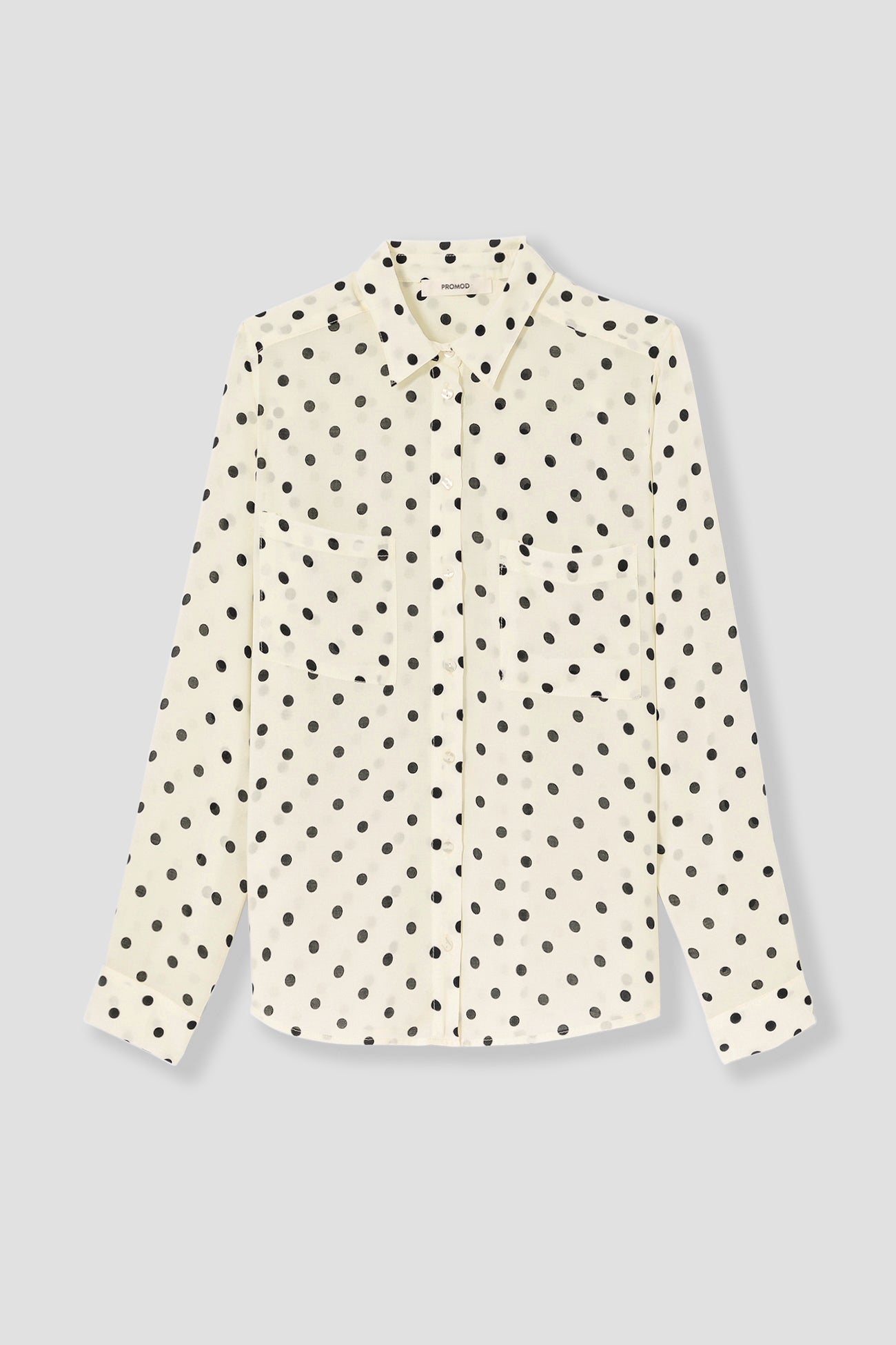 Lightweight shirt - Ecru print