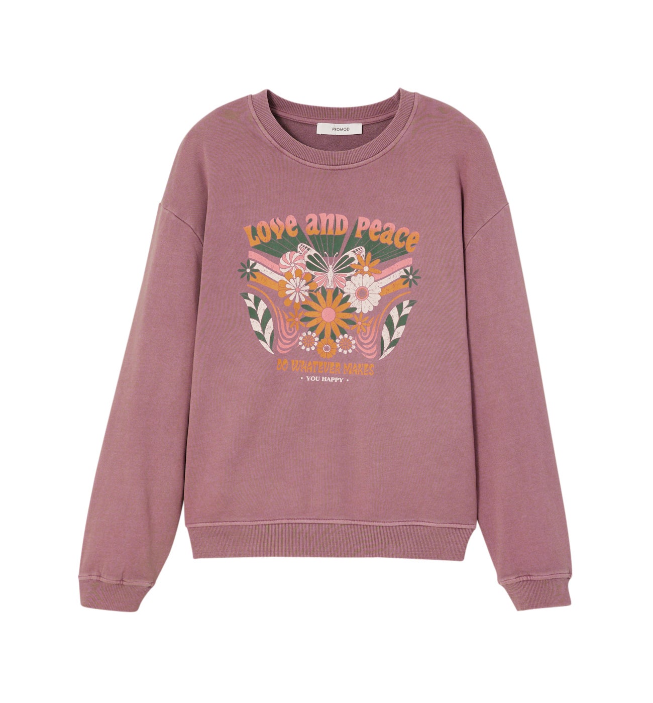 Slogan sweatshirt - Green print