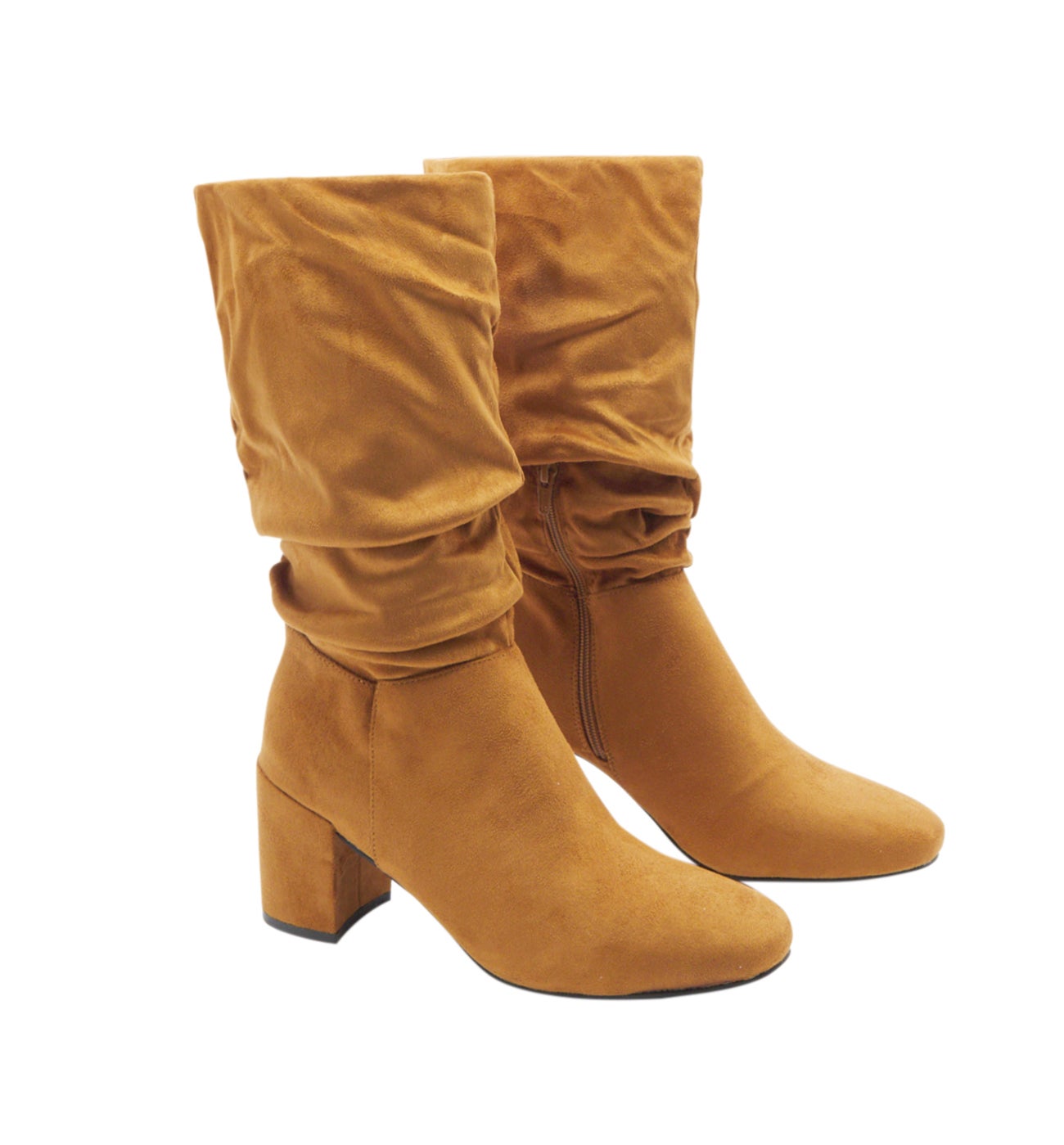 Heeled boots - Camel
