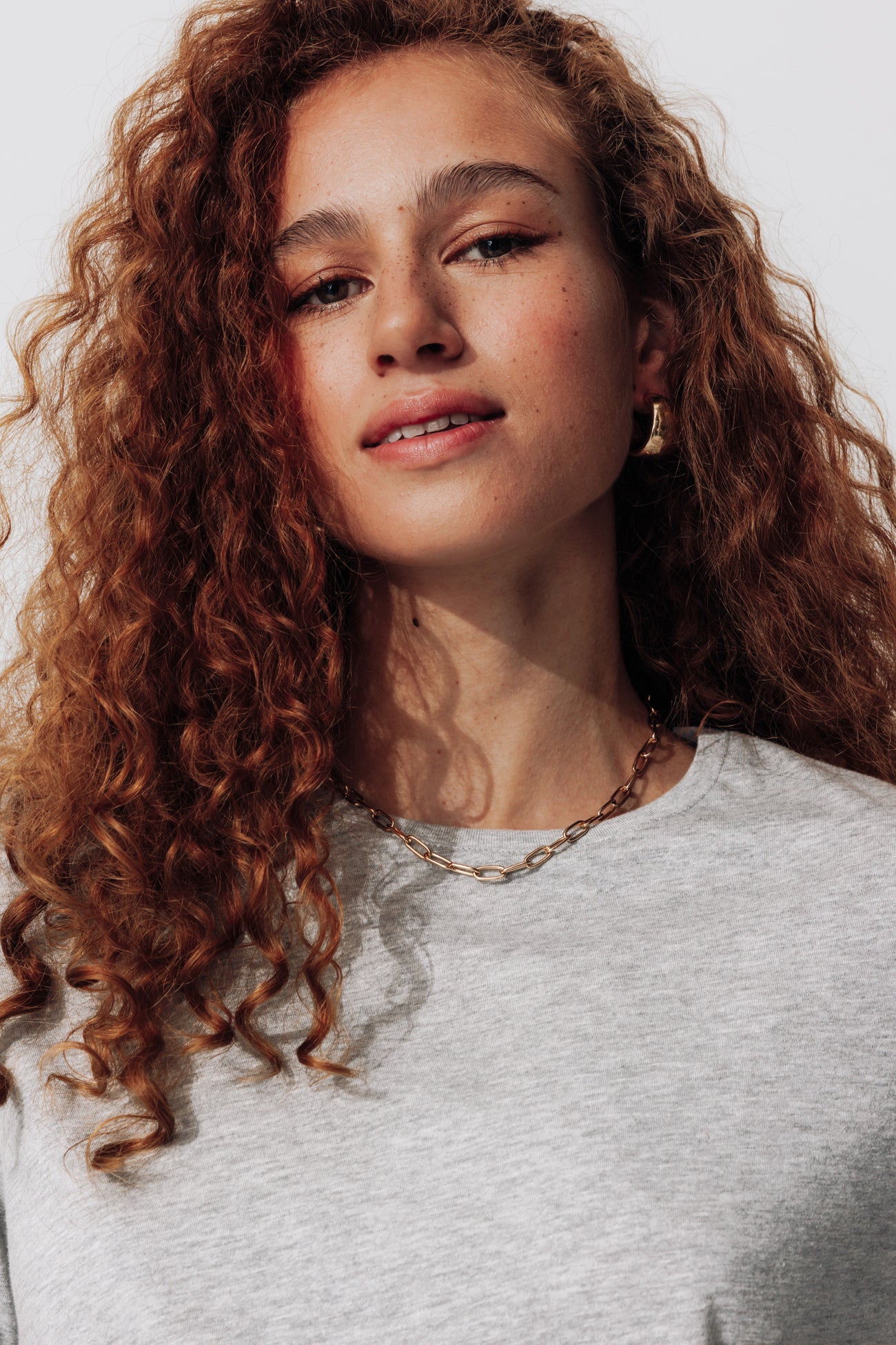 Round neck t-shirt - Light grey