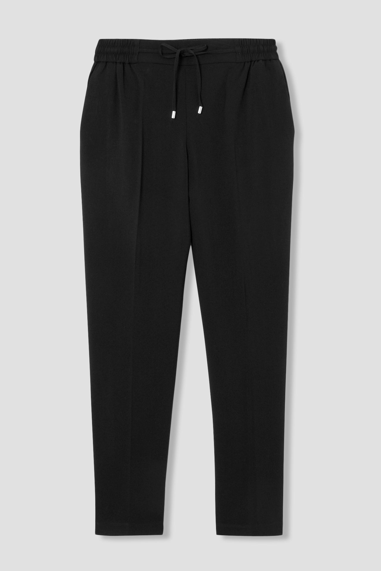 Checked jogging trousers - Navy blue stripes