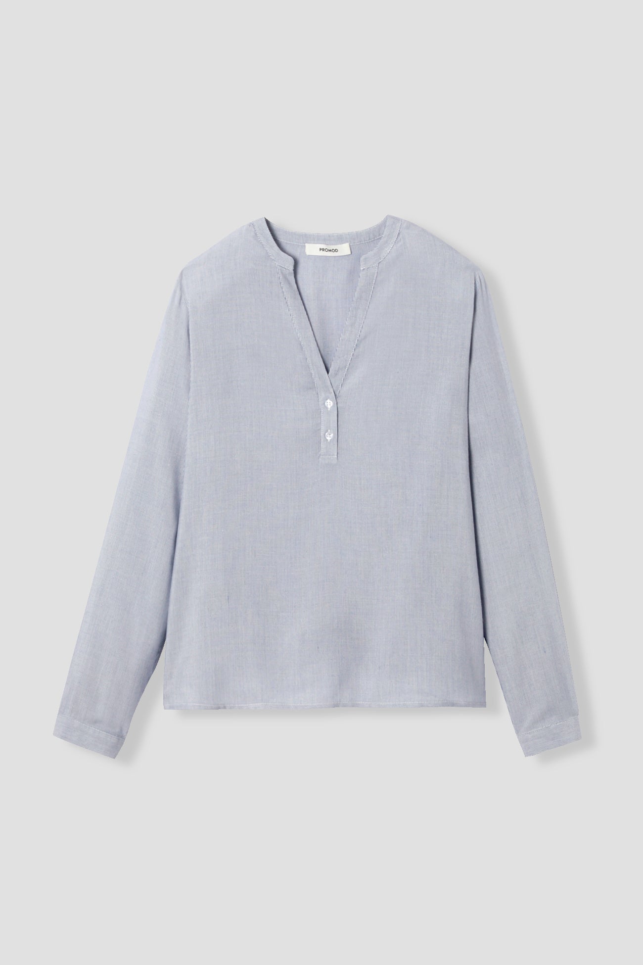 Tunic neckline blouse - Yellow