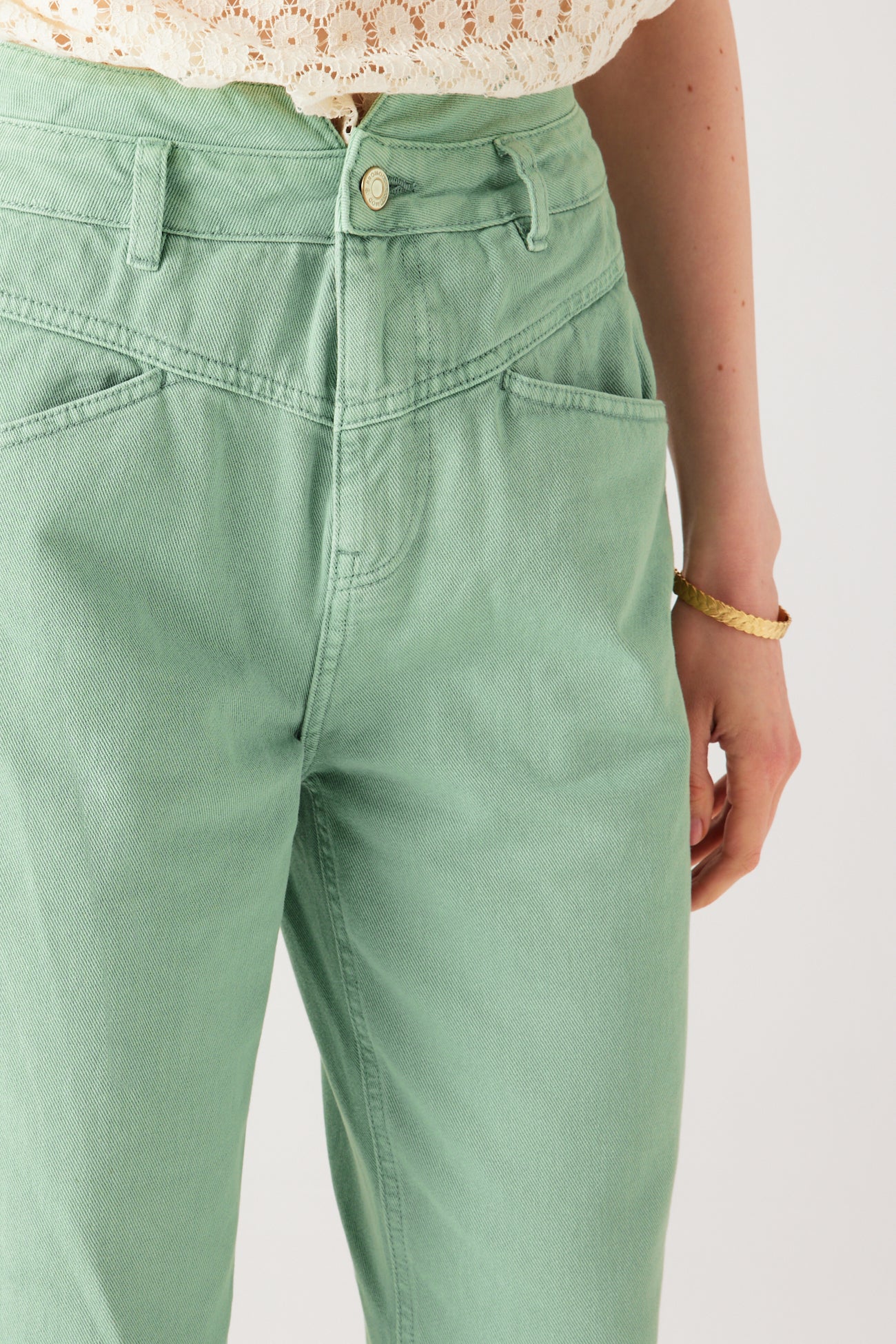 MARCEL coloured jeans - Turquoise