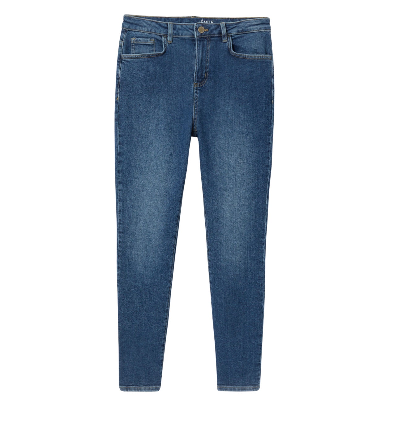 EMILE high-waist jeans - Medium denim