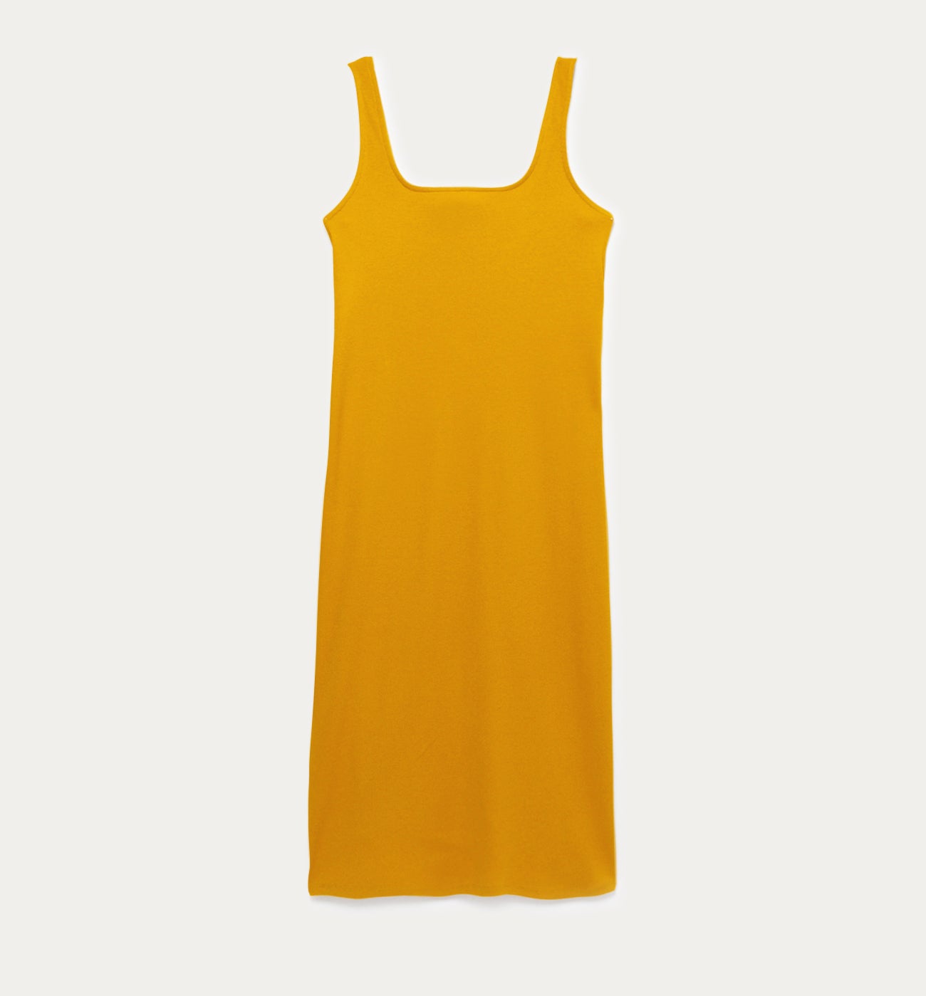 Plain strappy dress - Ochre