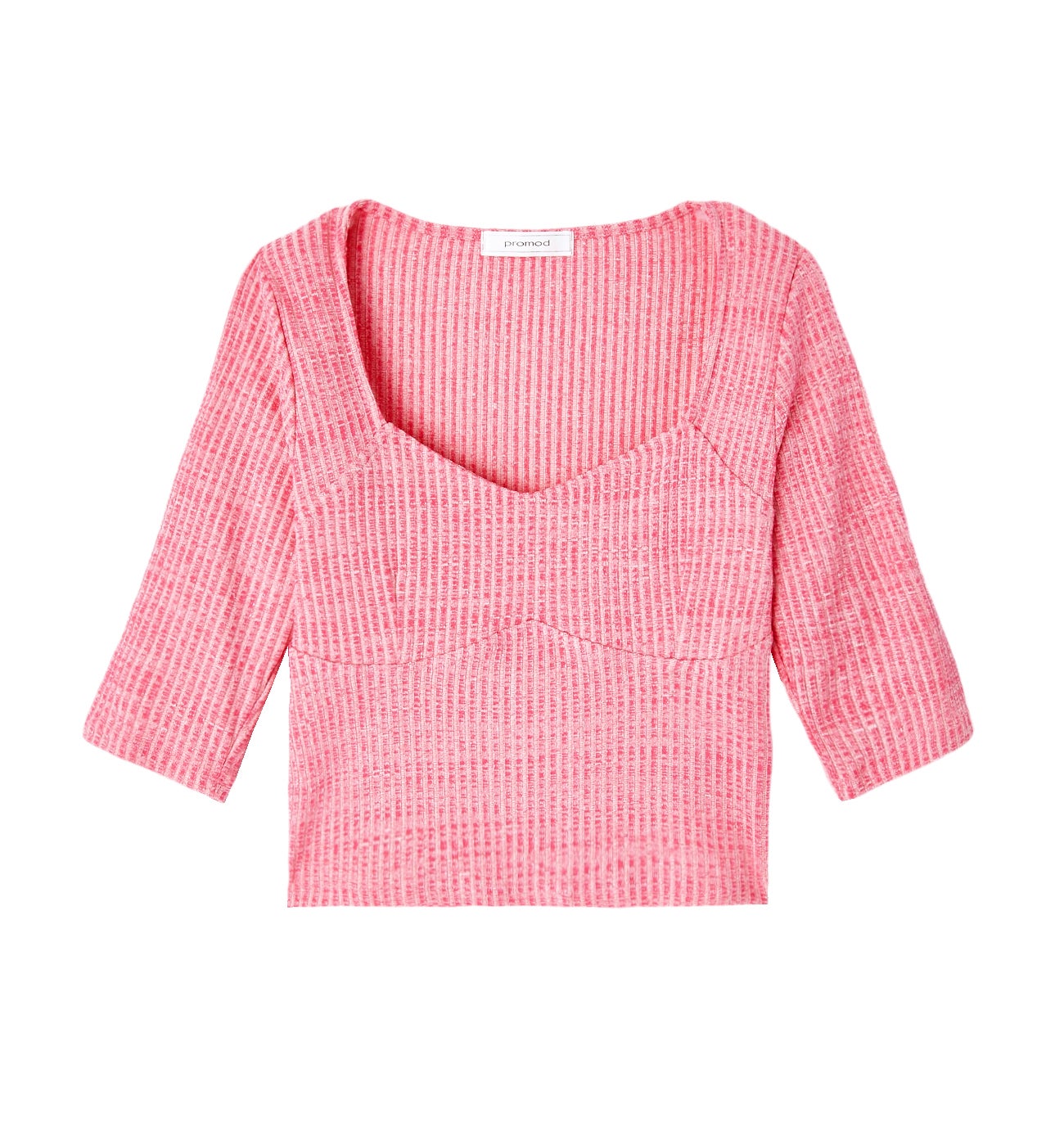 Shaped top - Neon pink