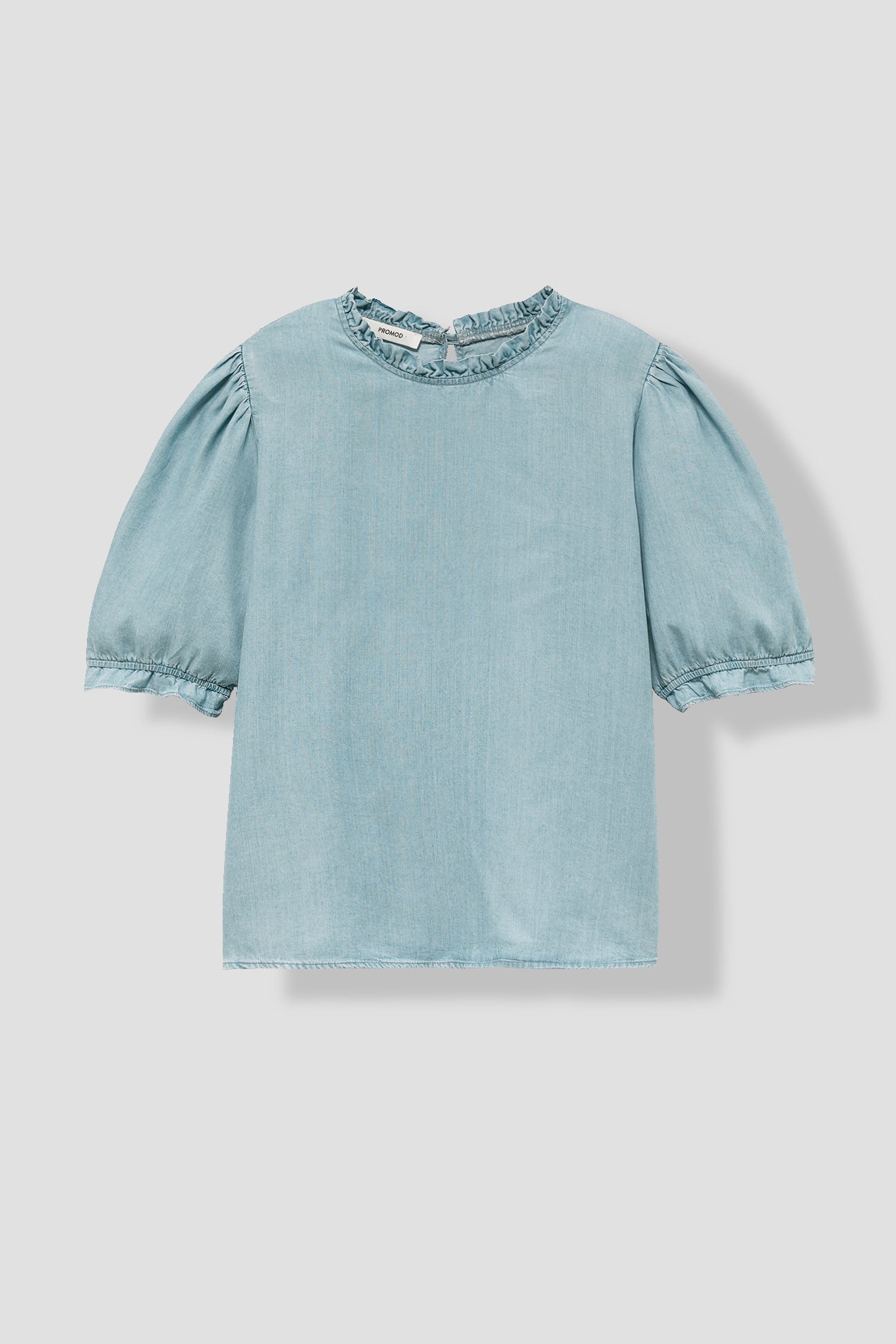 Lyocell blouse - Light denim