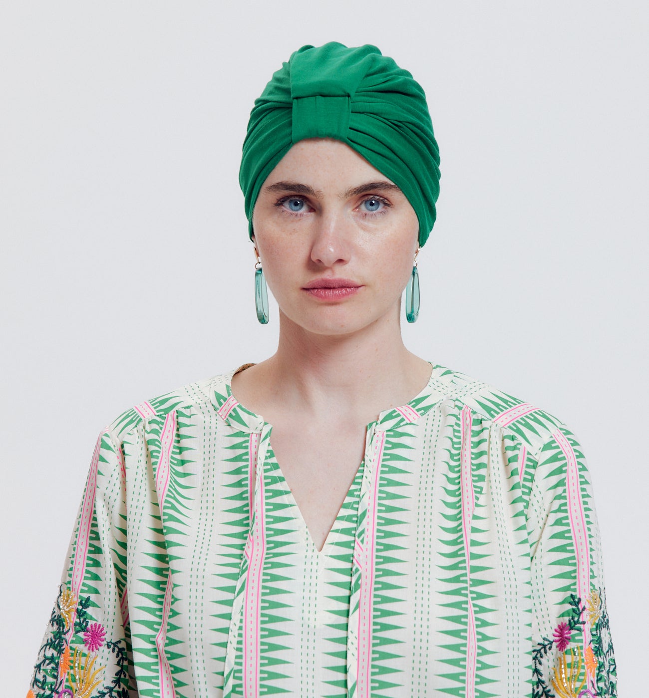 Turban for cancer sufferers - Green