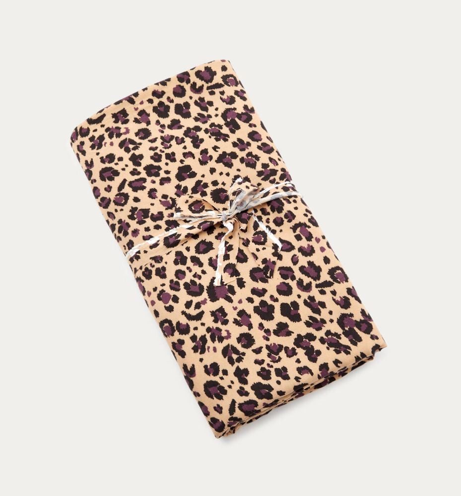 Viscose crêpe 3m fabric cut - Ecru prints