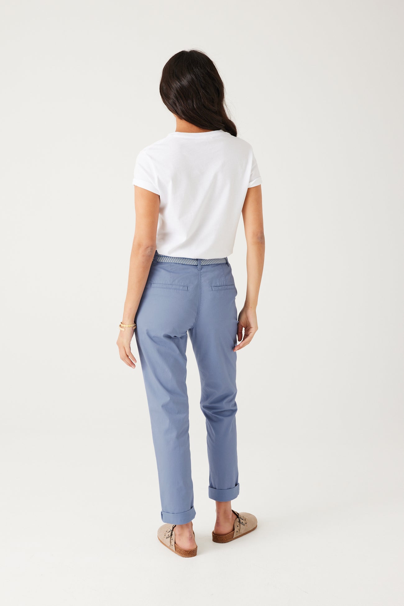 Belted chinos - Ochre