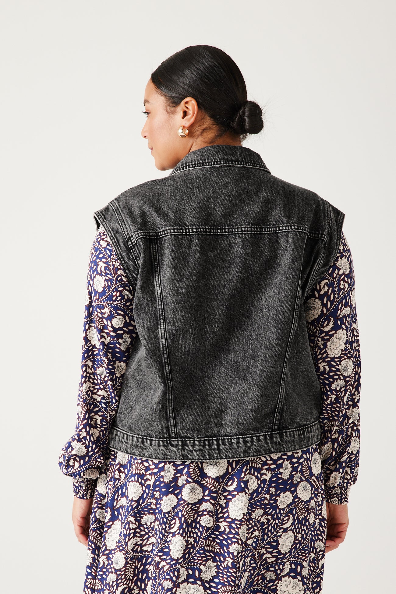 Denim waistcoat jacket - Light denim