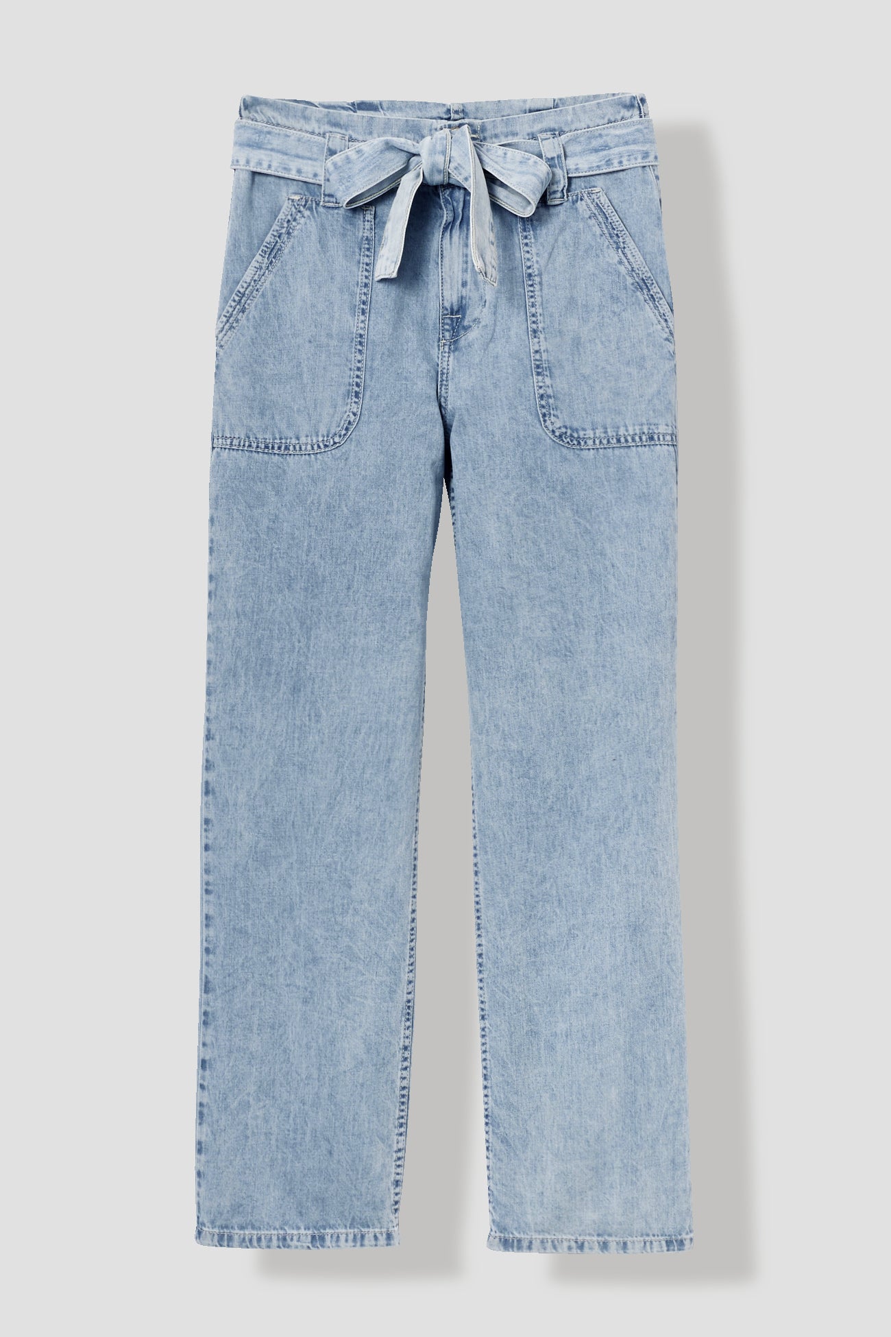 High-waist jeans - Light denim