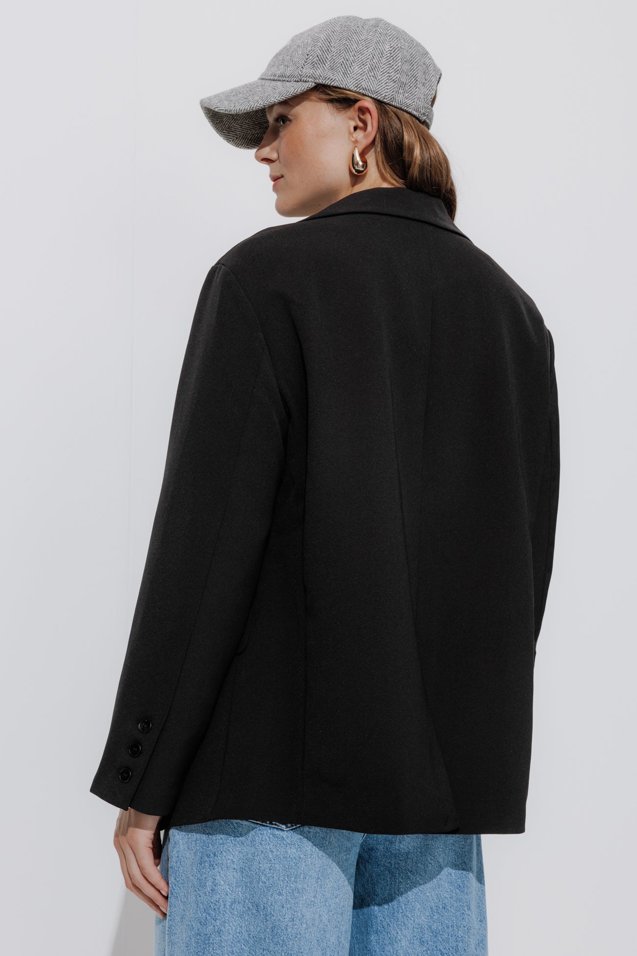 Fitted jacket - Black