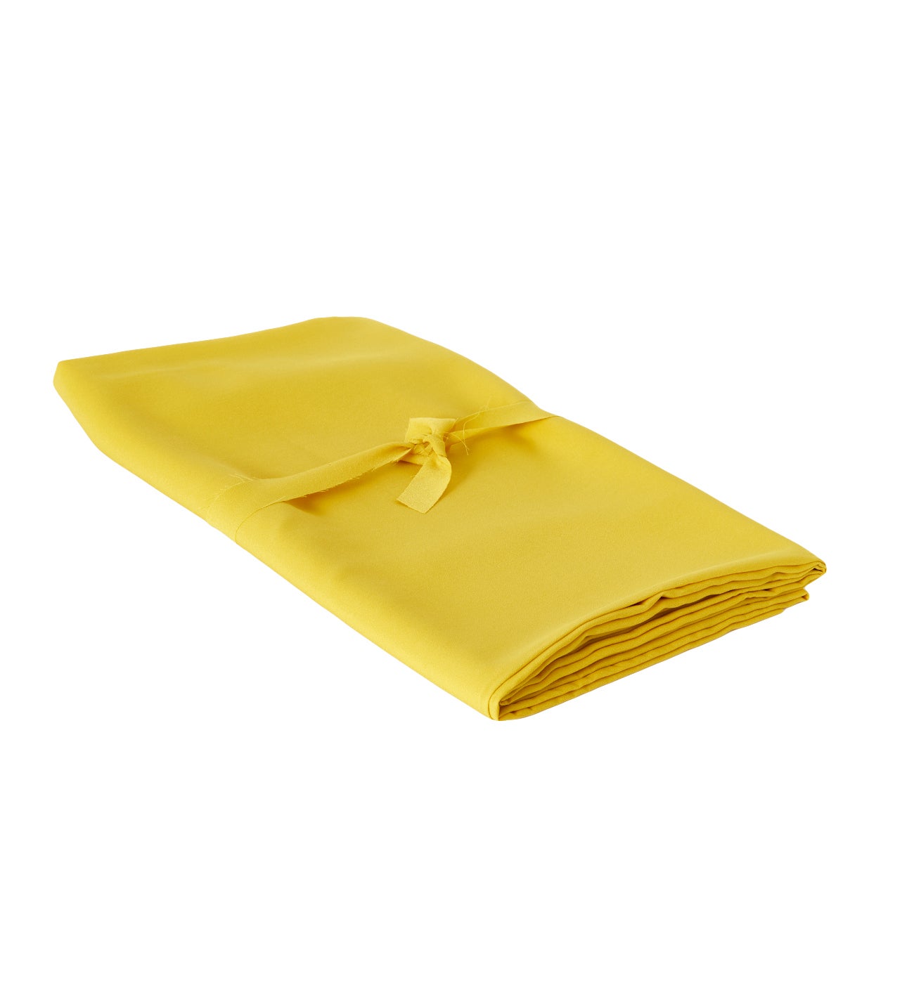 Polyester voile fabric cut - Ochre