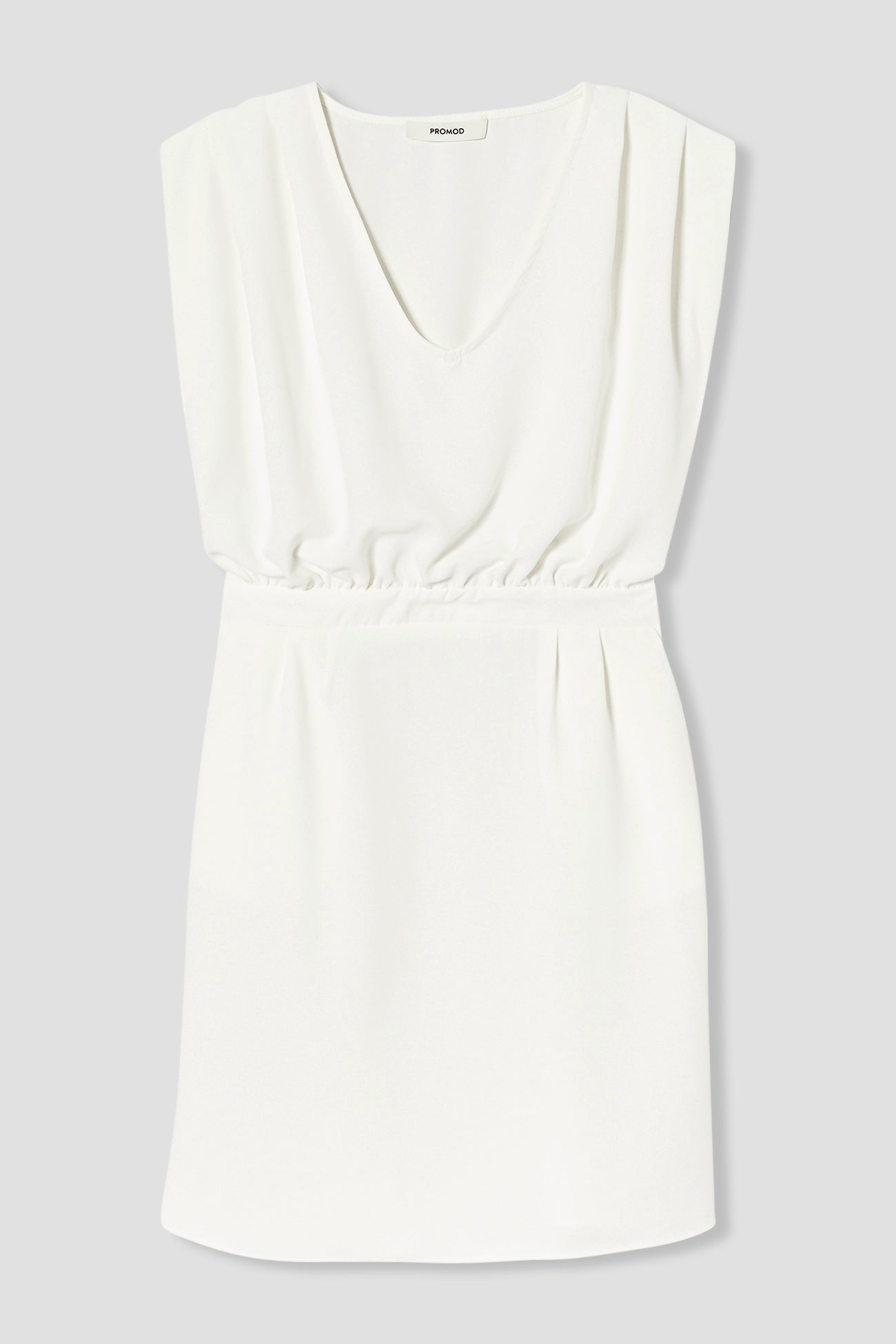 Sleeveless dress - Ecru