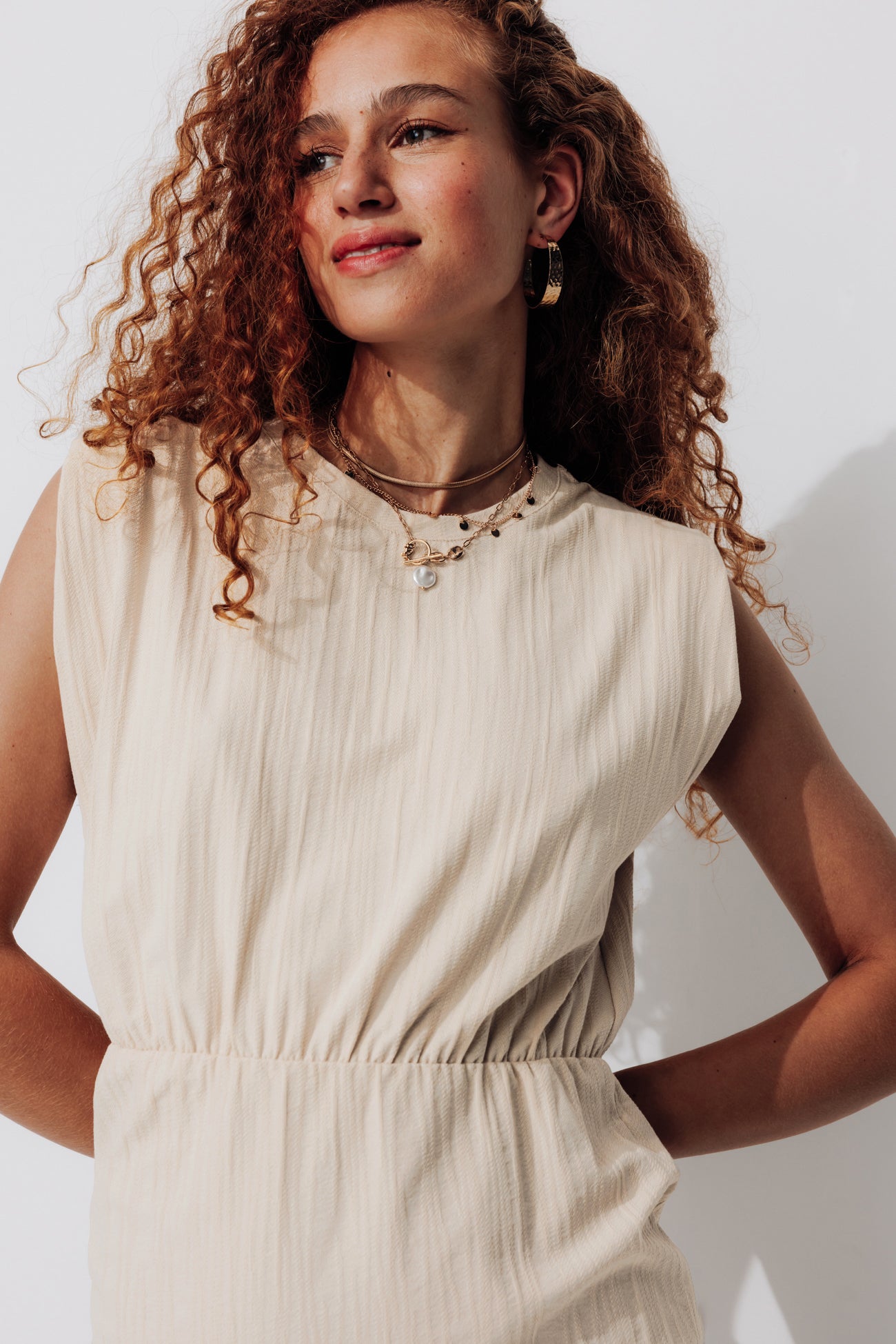 Sleeveless dress - Black