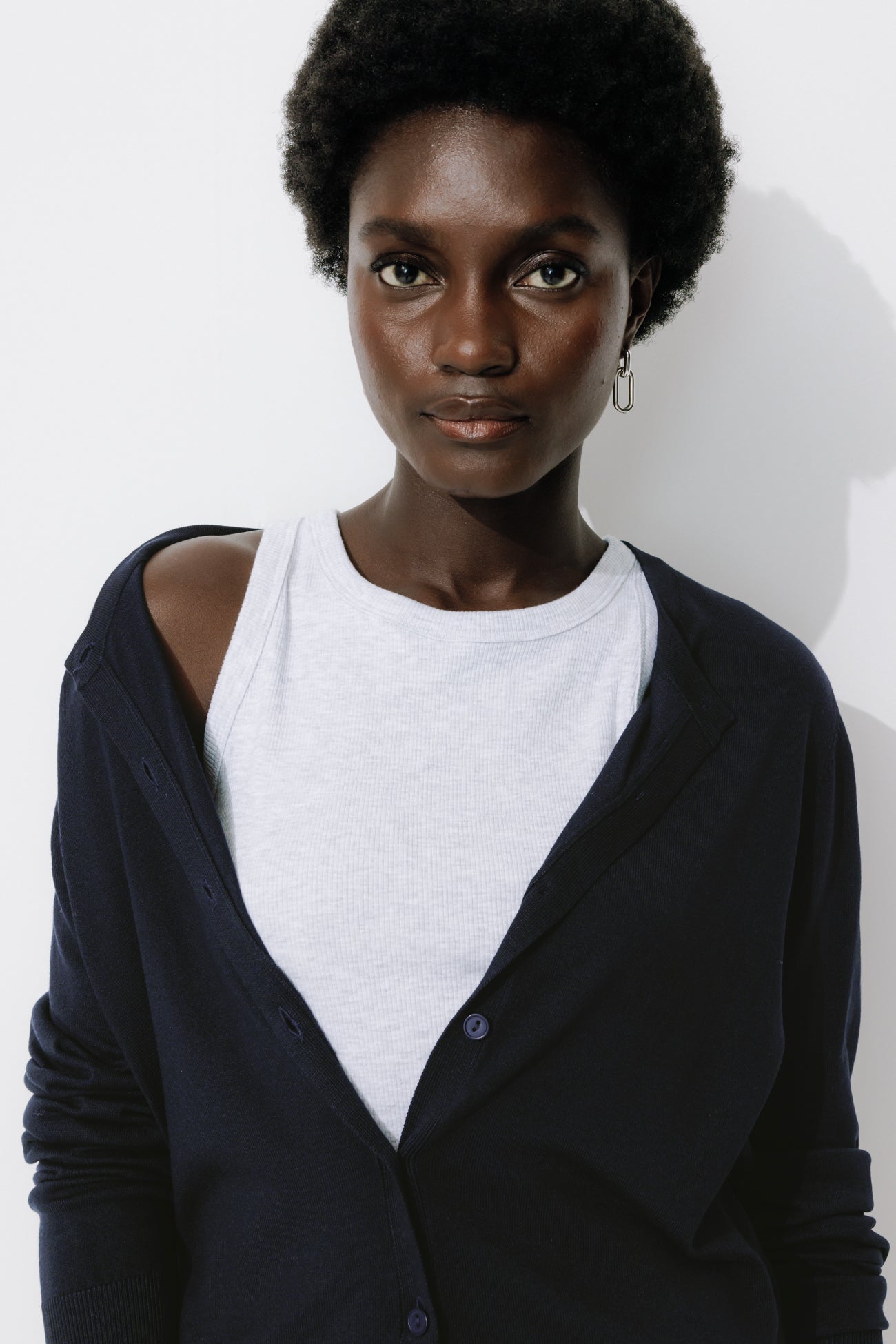 Ecodesign cardigan - Black