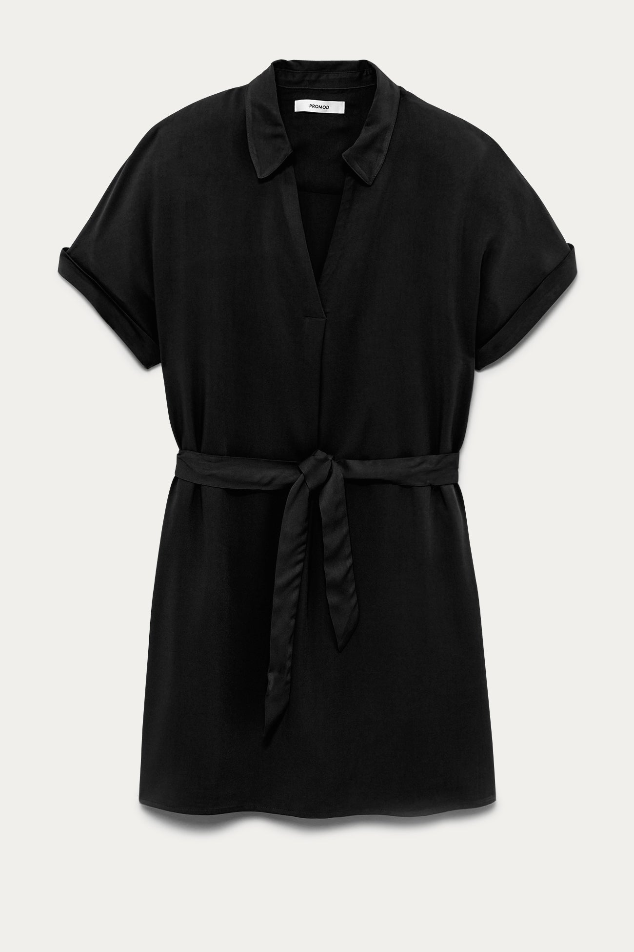 Short unicolour dress - Camel