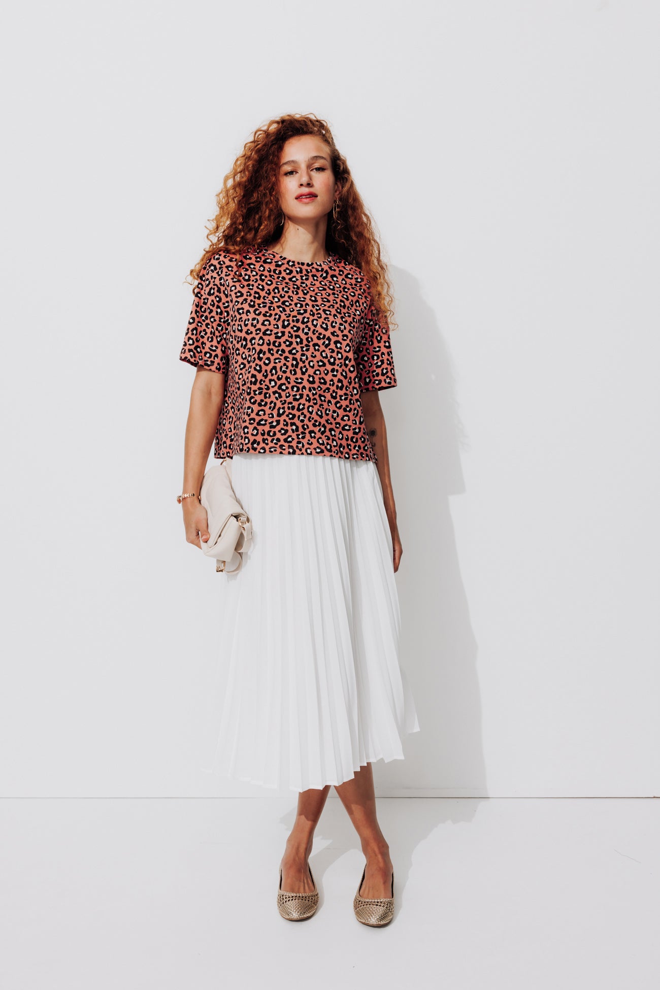 Leopard t-shirt - Multicolour print