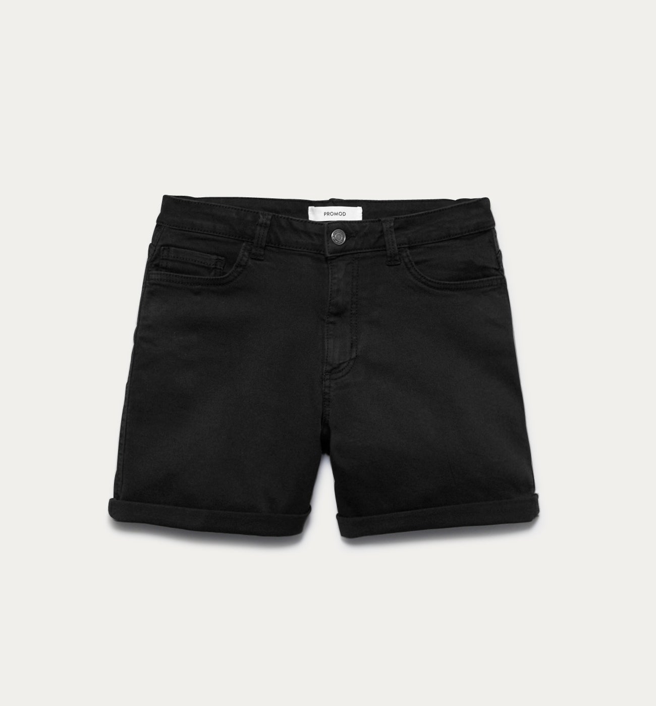 Plain canvas shorts - Red