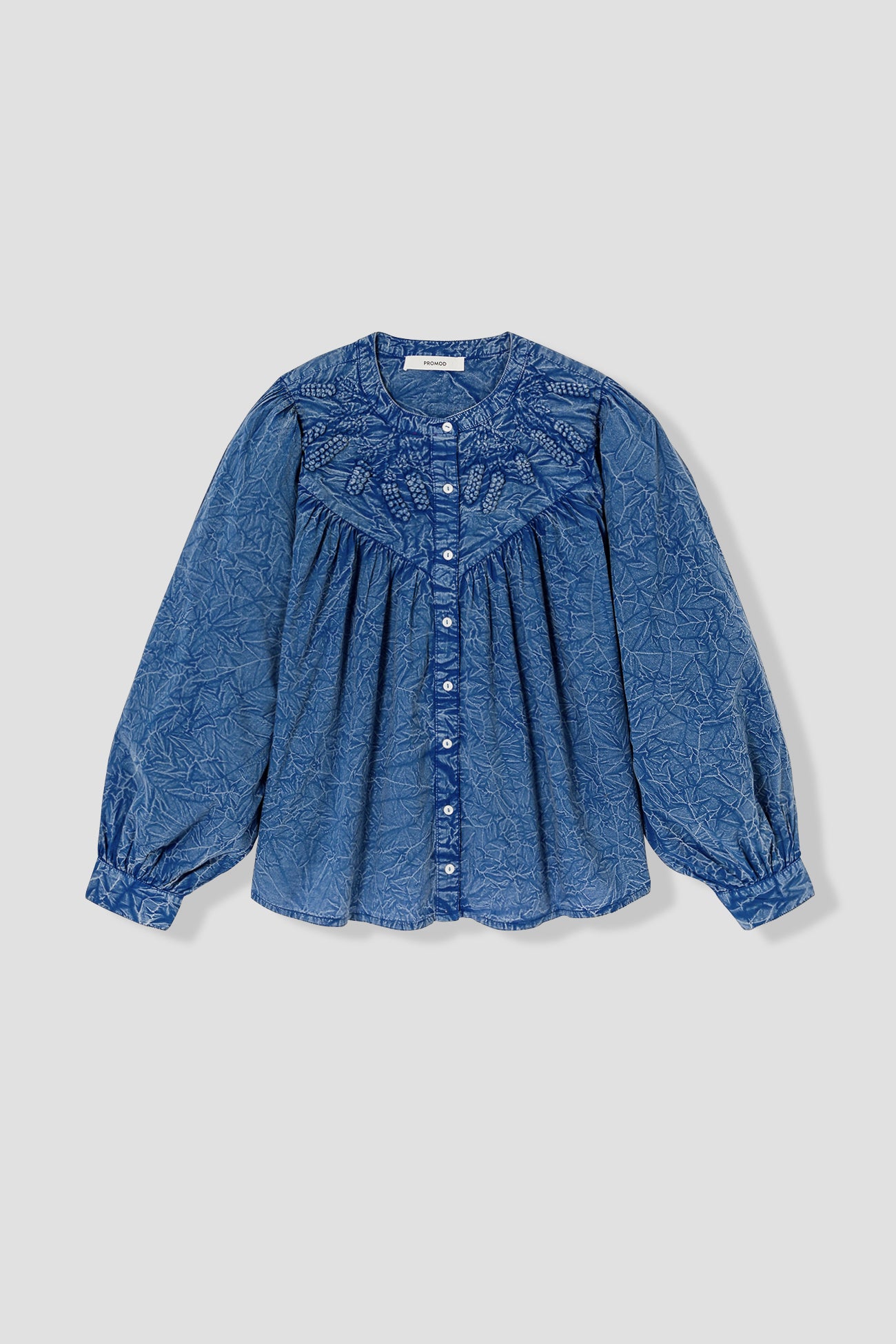 Cotton shirt - Medium denim