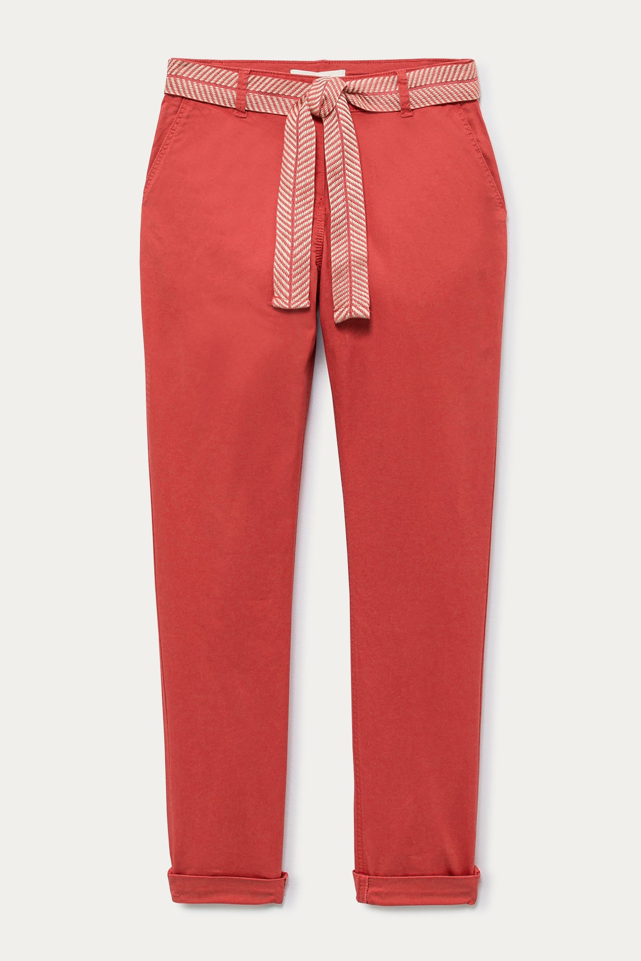 Belted chinos - Ochre