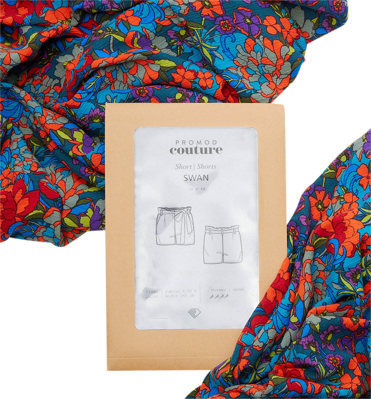 SWAN shorts sewing pattern - Sans coloris