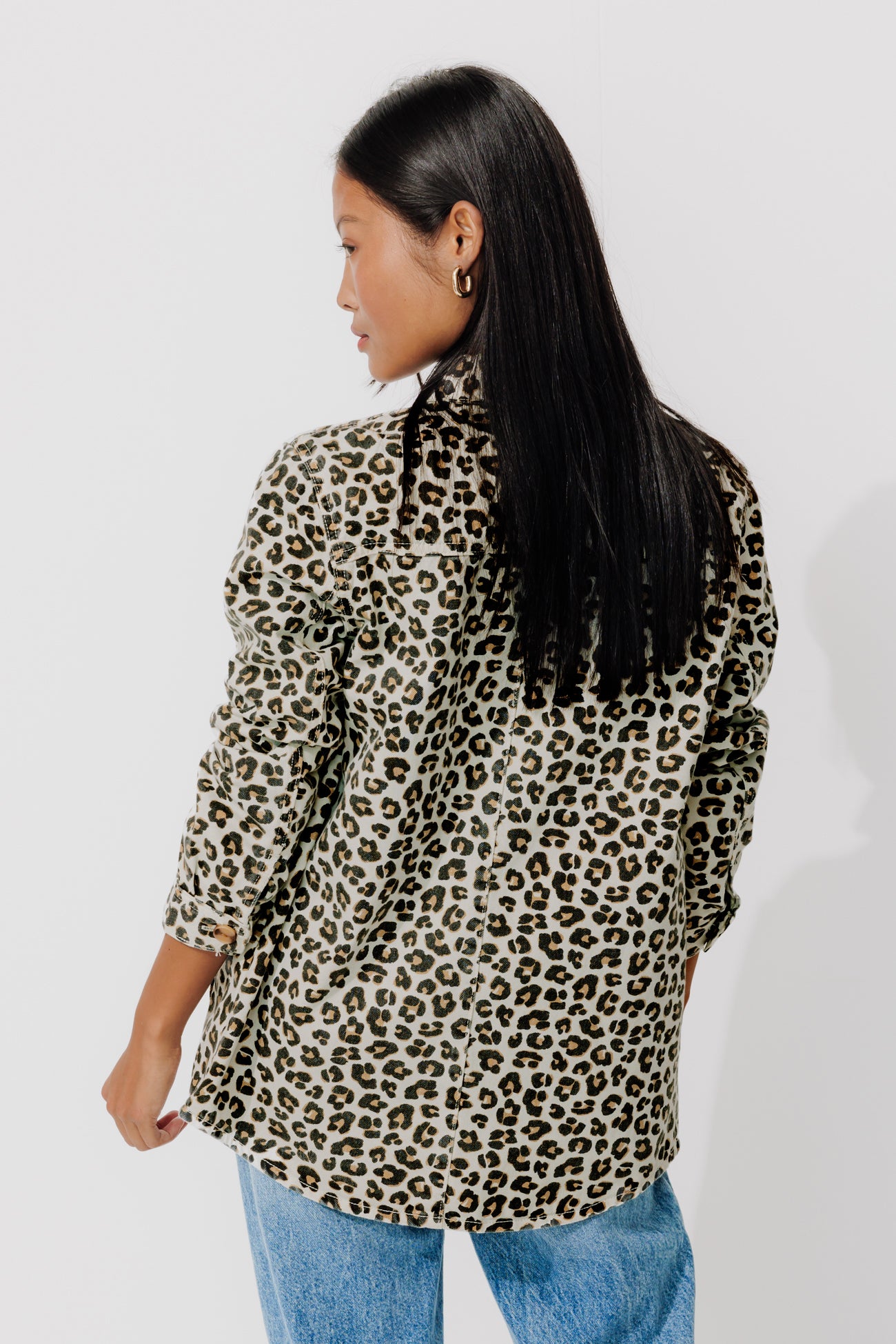 ALMA canvas overshirt - Chocolate