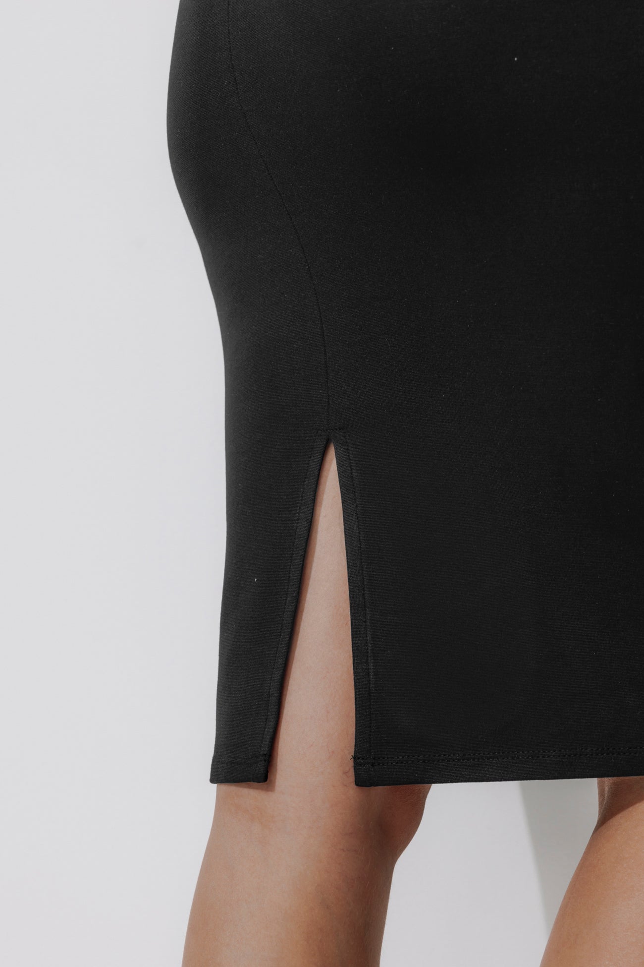 Milano jersey pencil skirt - Black