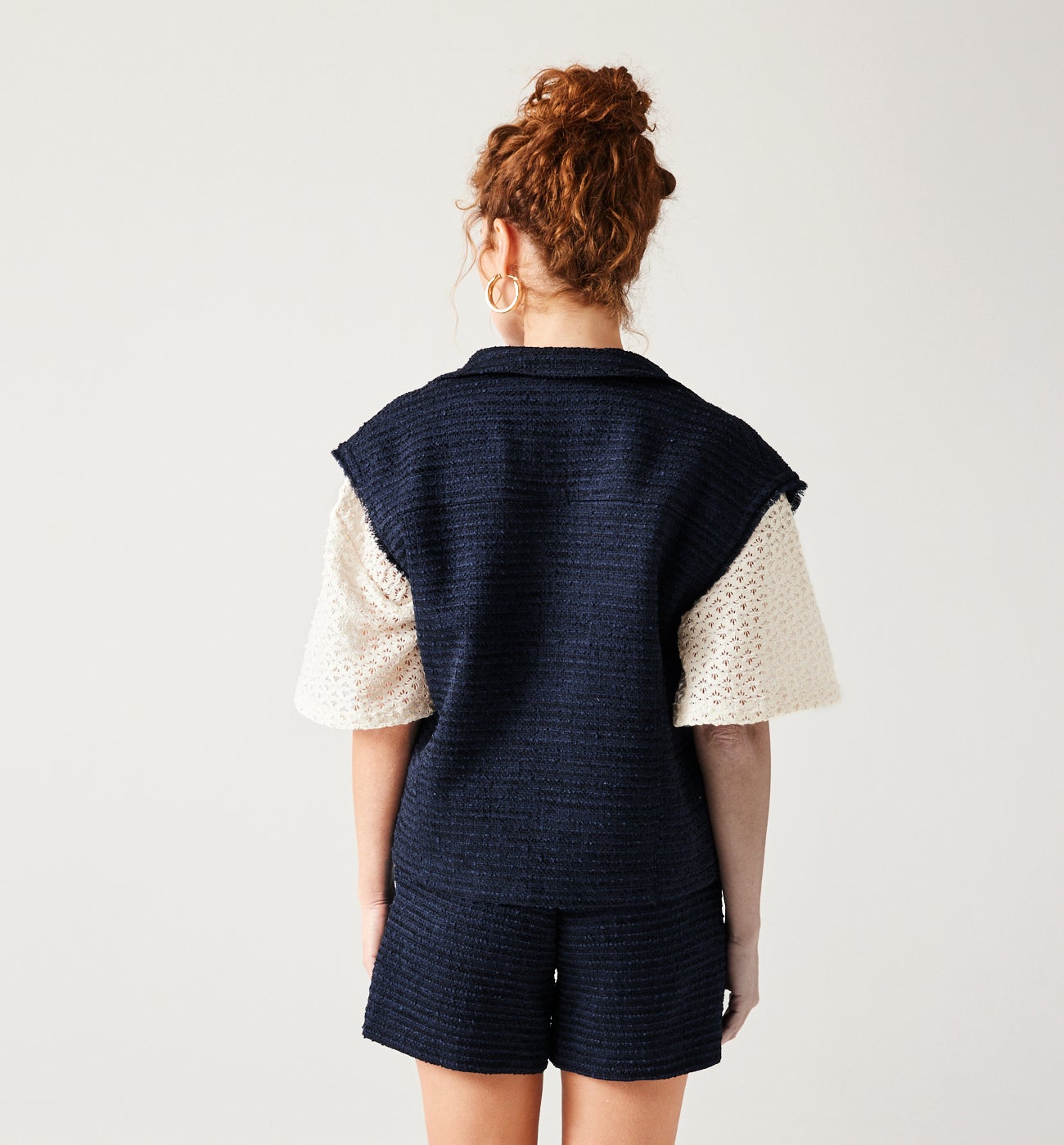 Waistcoat jacket - Navy blue