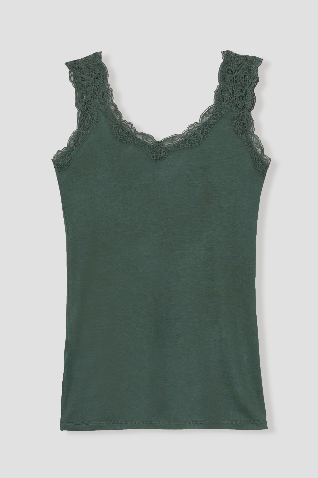 Lace strap top - Navy blue