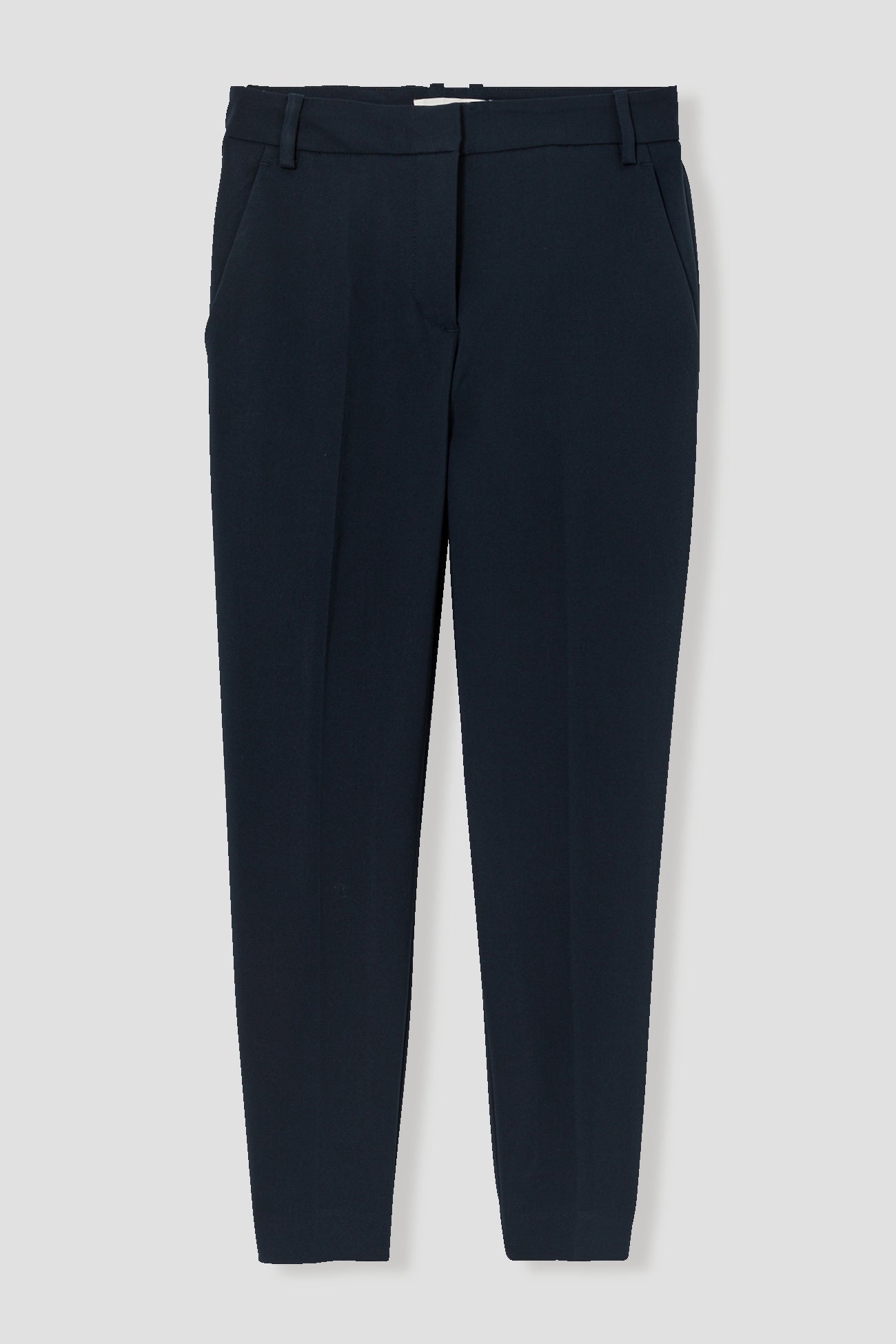 Plain cigarette trousers - Navy blue
