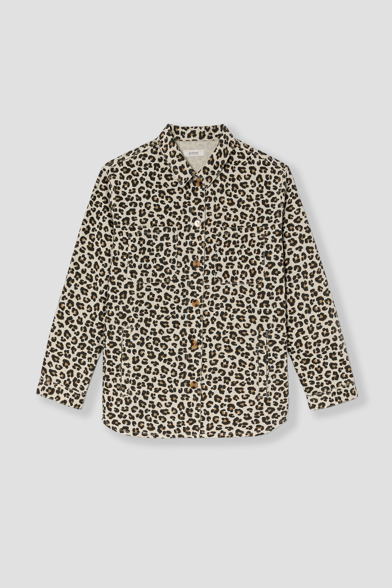 ALMA canvas overshirt - Chocolate