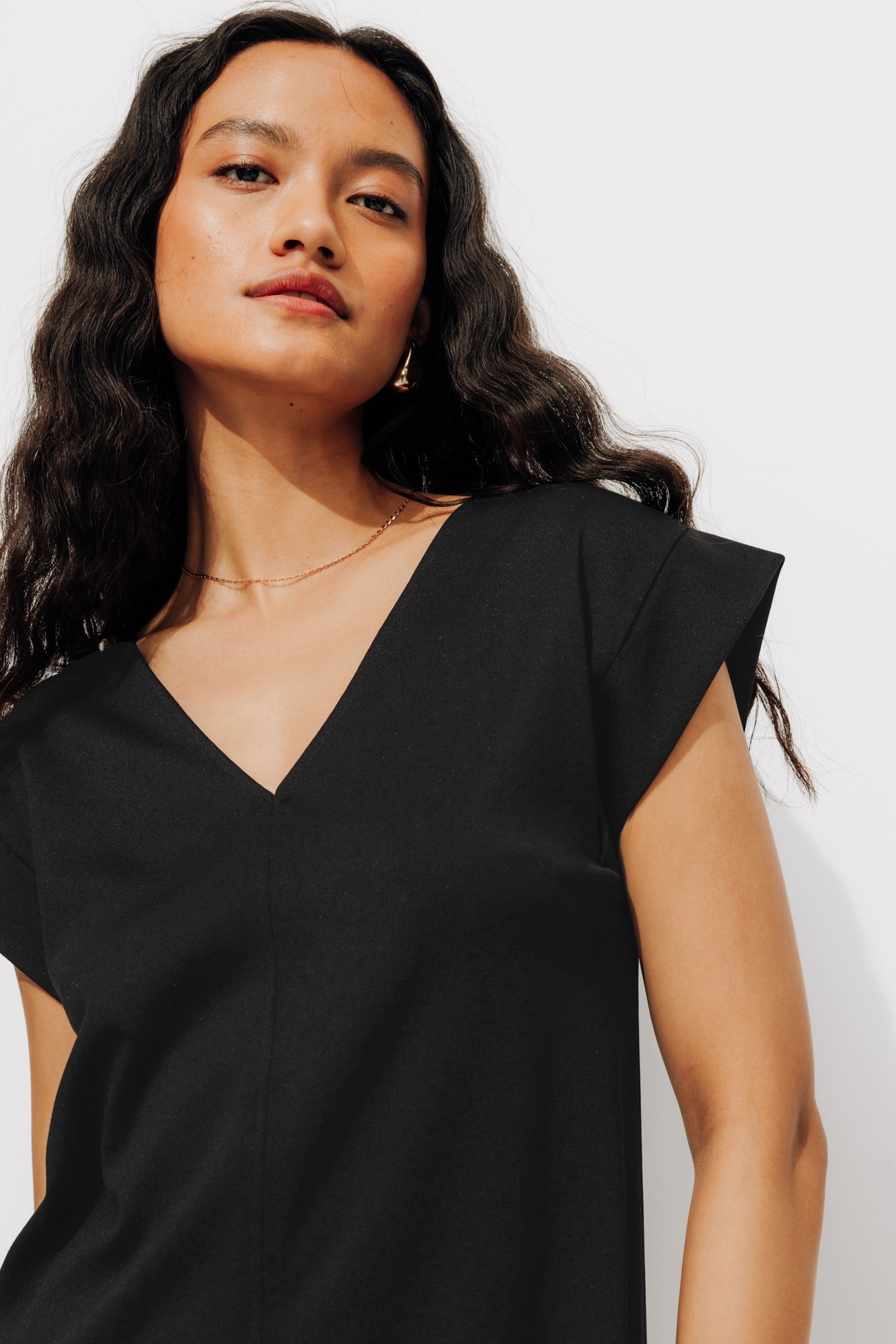 Sleeveless dress - Black