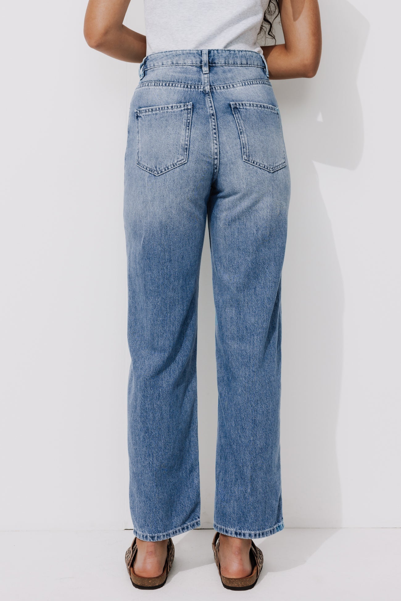 Bold button jeans - Medium denim